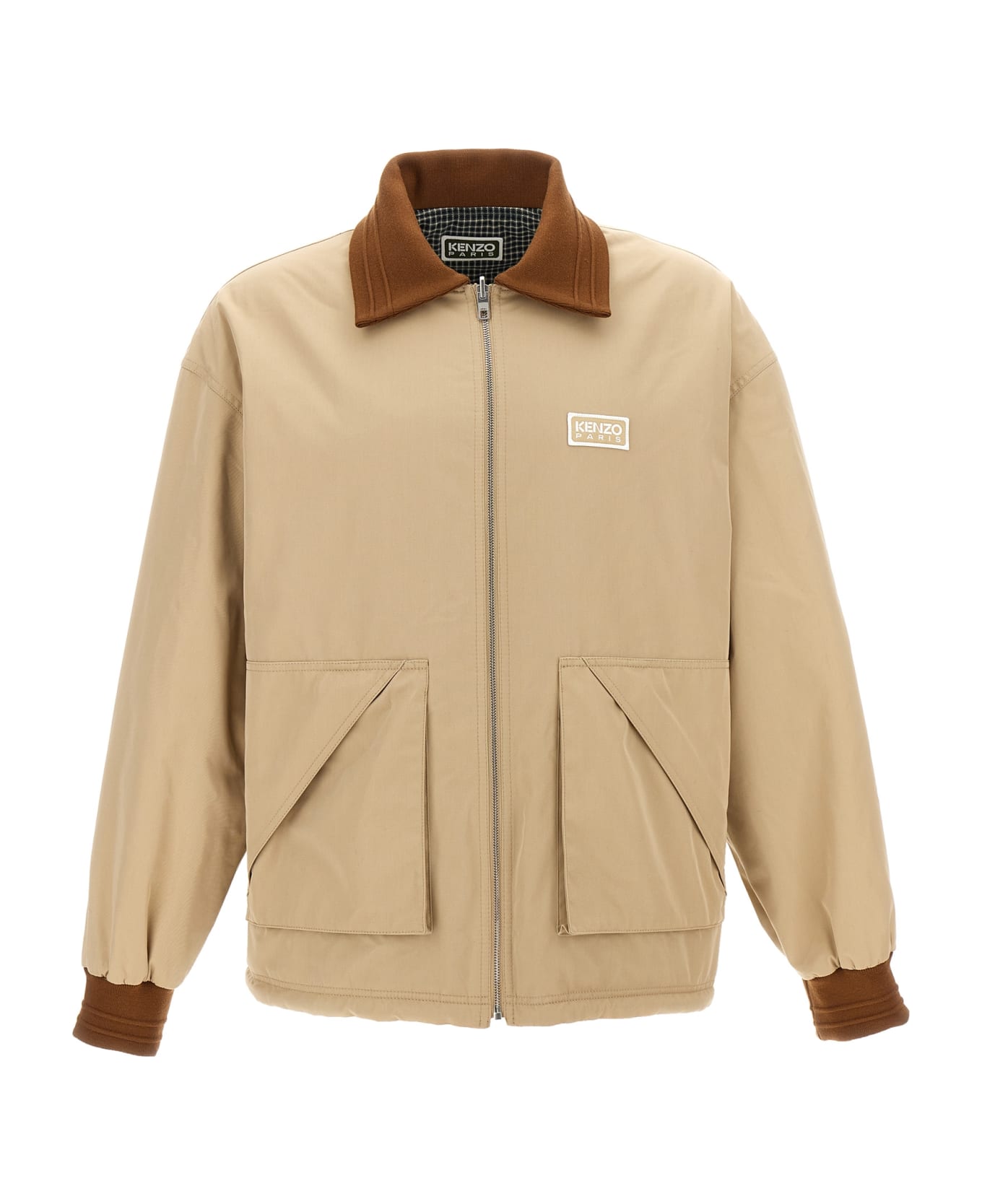 Kenzo 
elevated Coach
 Reversible Jacket - BEIGE