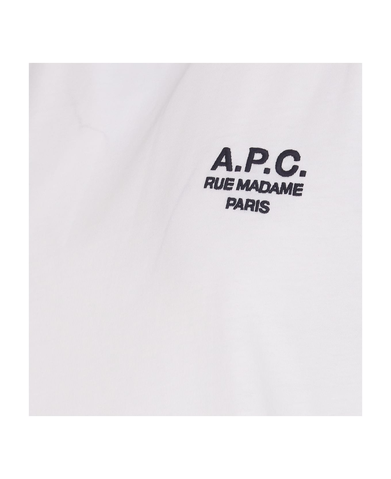 A.P.C. Boxy Logo T-shirt - White