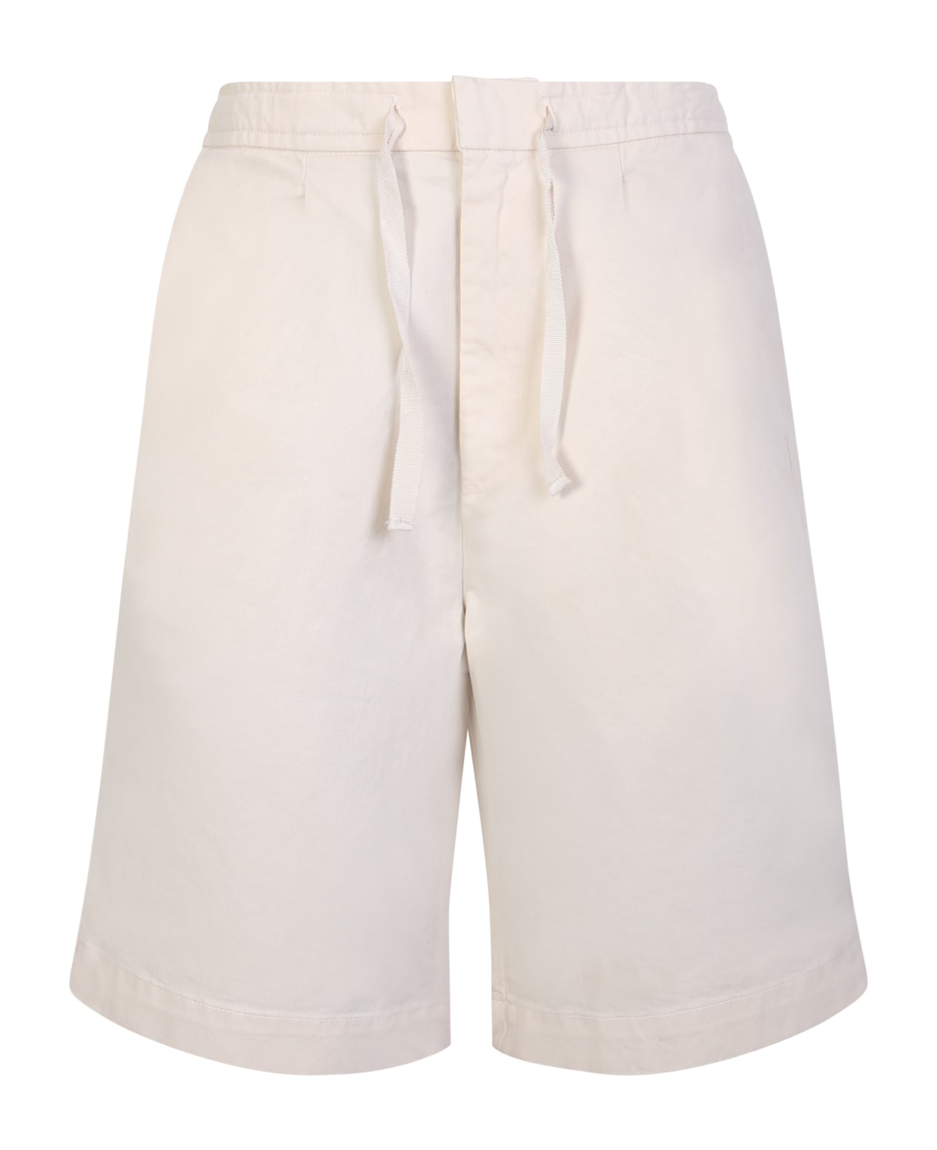 Officine Générale Light Beige Cotton Shorts - Beige ショートパンツ