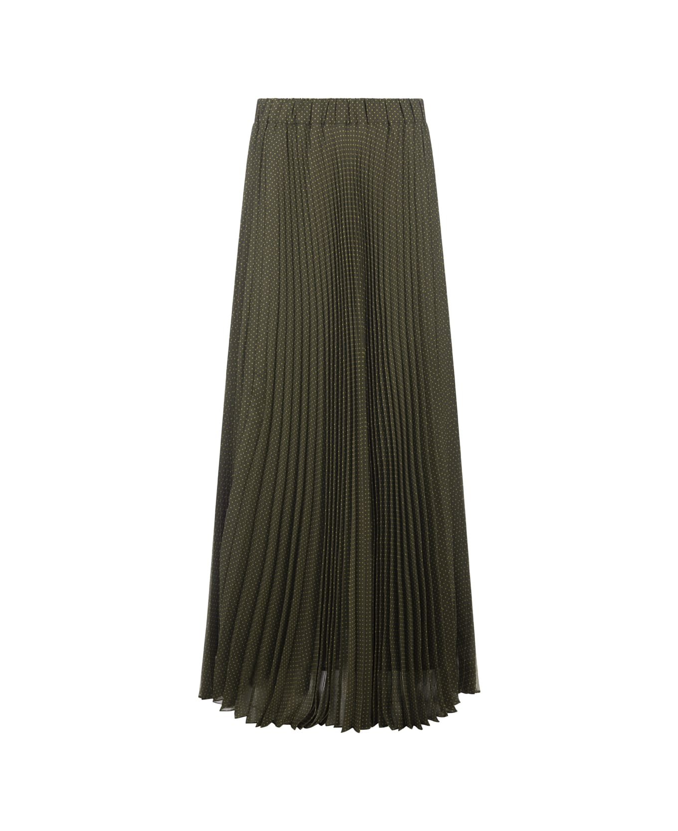 Parosh Green Plum Pleated Long Skirt - Green スカート