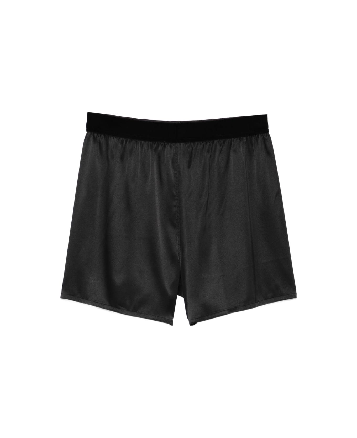 Tom Ford Silk Pajama Shorts - Black