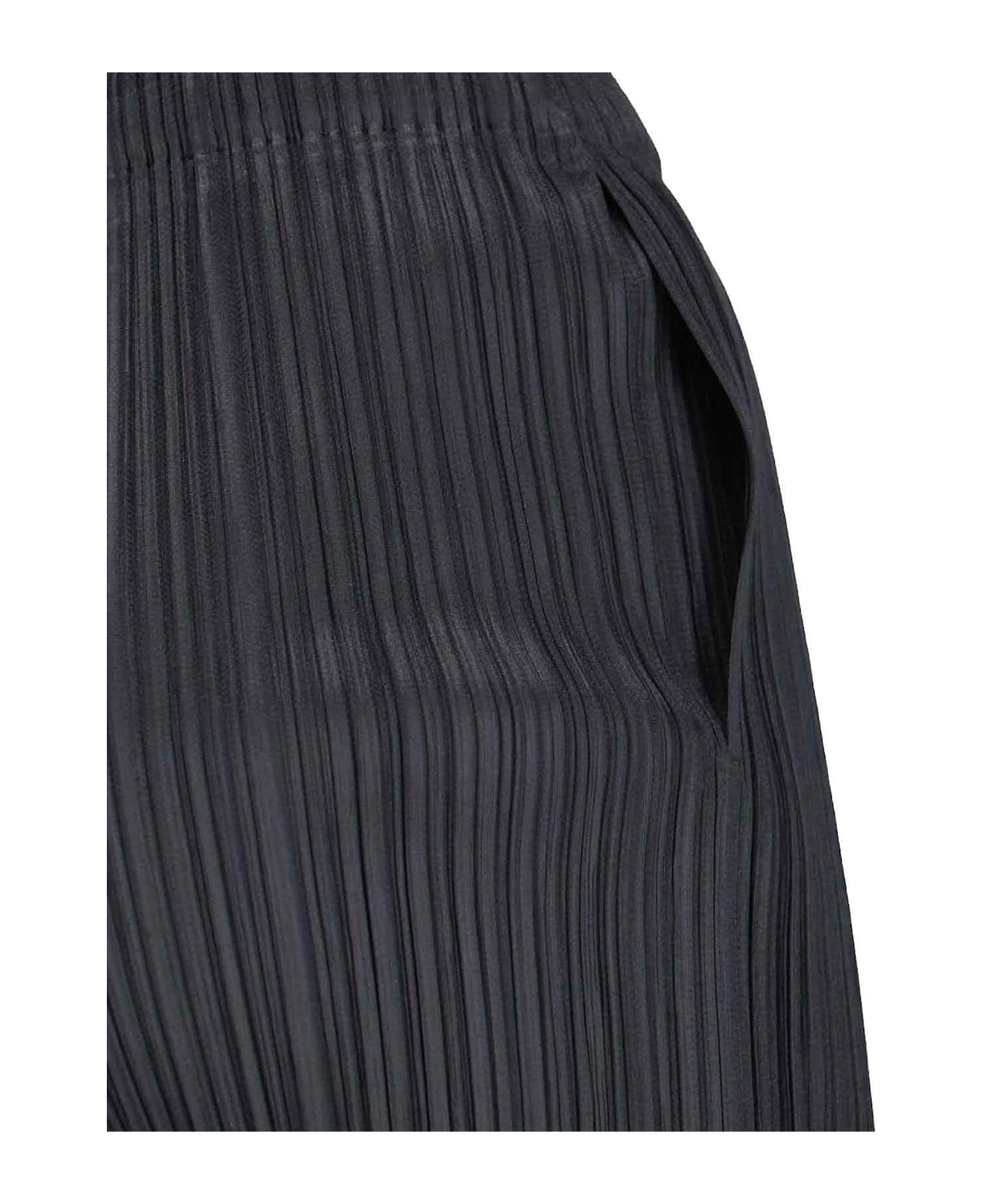 Pleats Please Issey Miyake Pleated Pants - Black