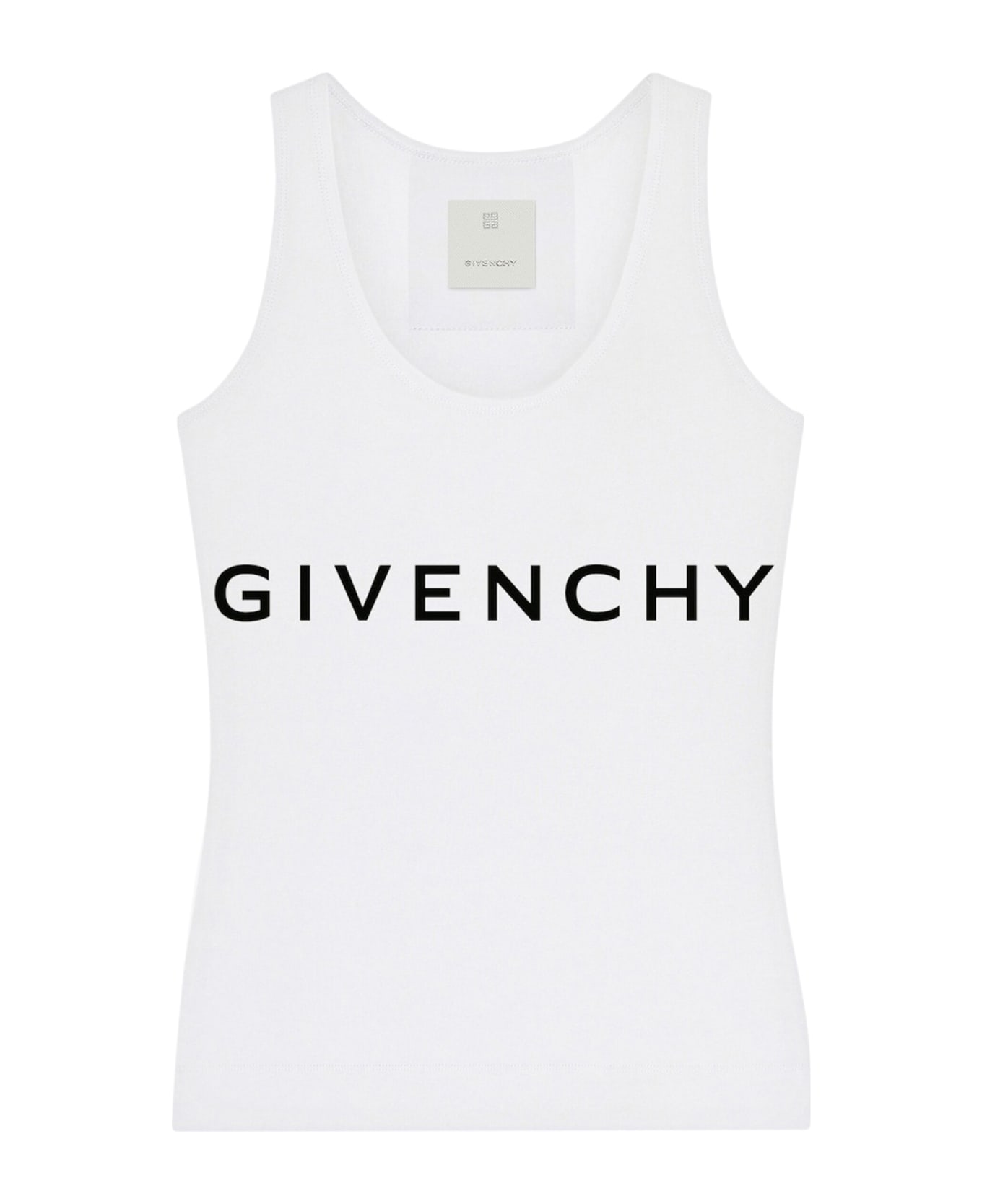Givenchy Tank Top - White Black