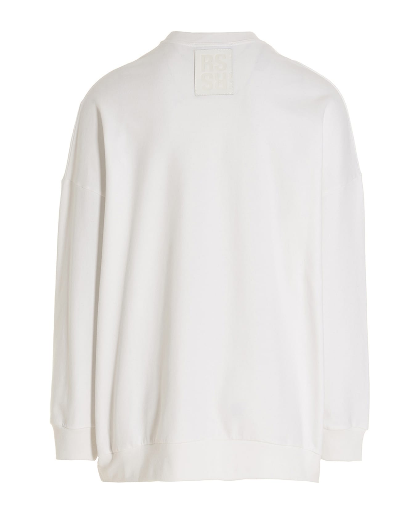 Raf Simons 'r Sweatshirt - White/Black フリース