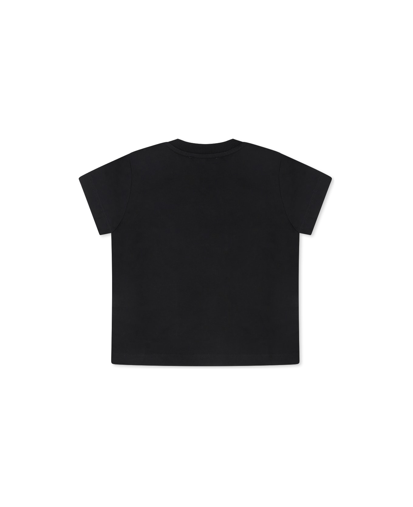 Moschino Black T-shirt For Babykids With Three Teddy Bears - Black