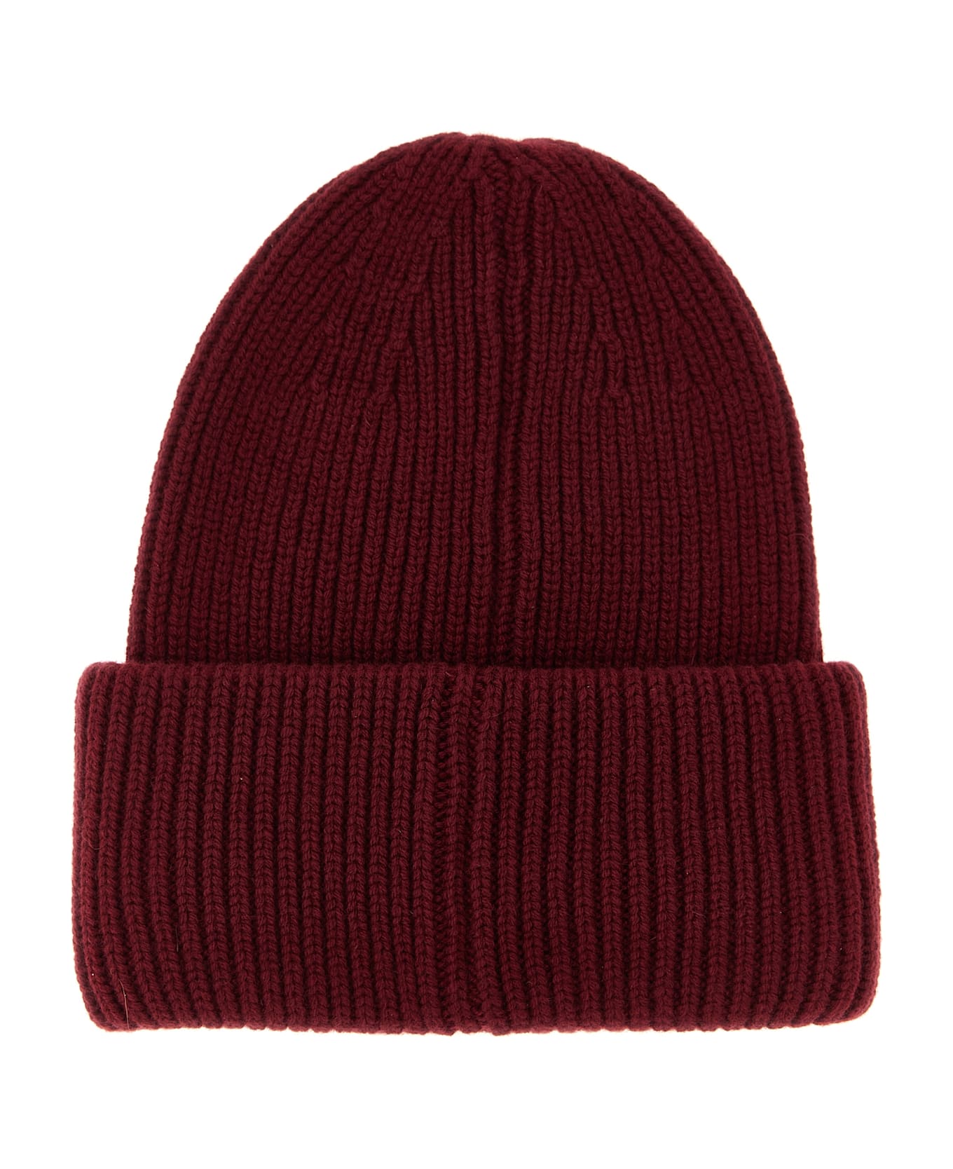 Moncler Wool And Cashmere Beanie - Bordeaux