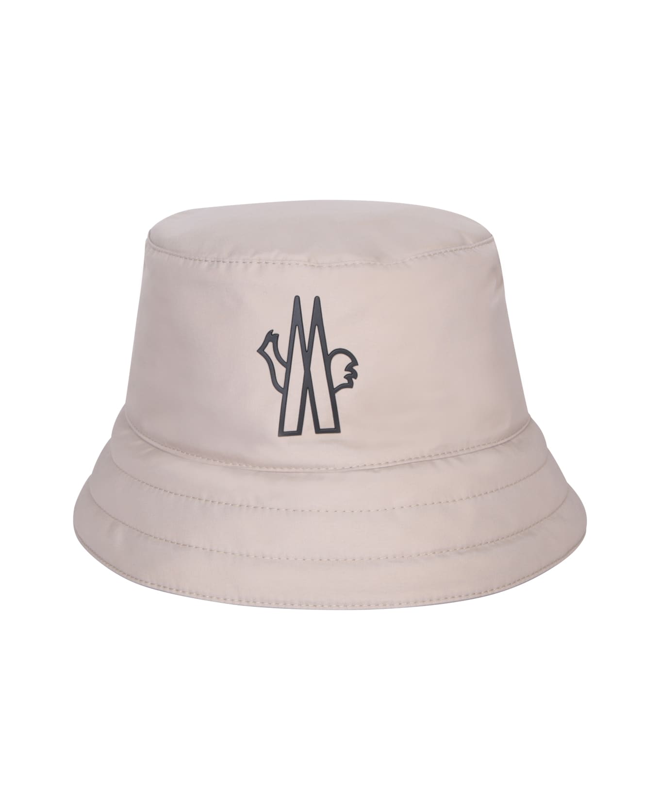 Moncler Grenoble Logo Printed Bucket Hat - White
