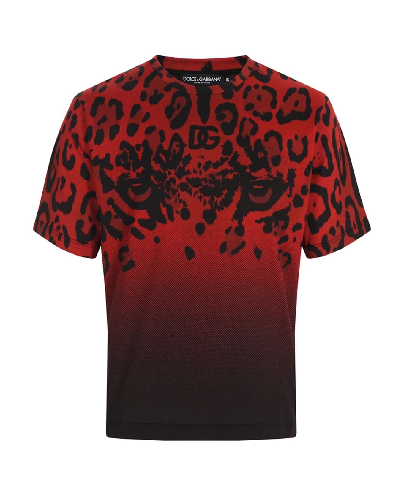 Dolce & Gabbana Animalier T-shirt - Red