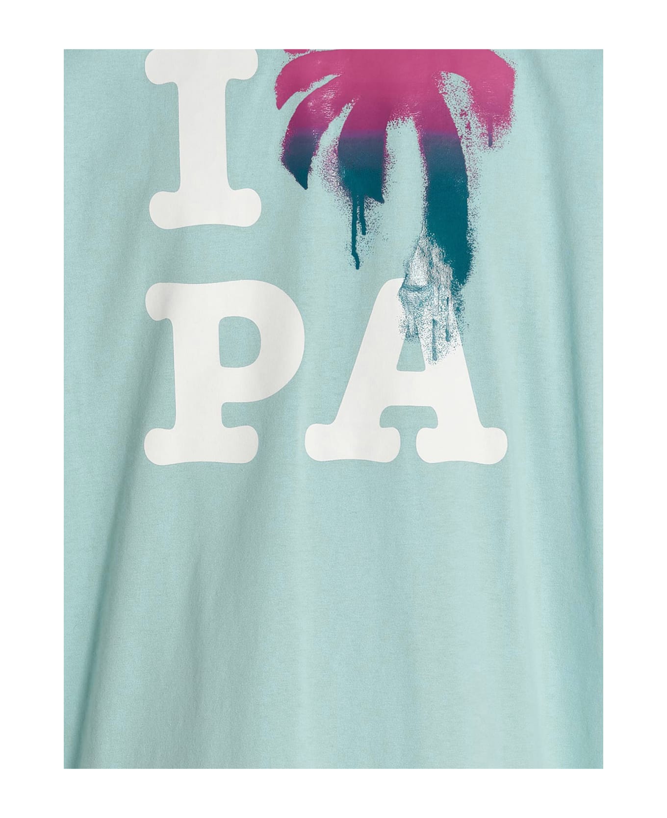 Palm Angels 'i Love Pa' T-shirt - Light Blue