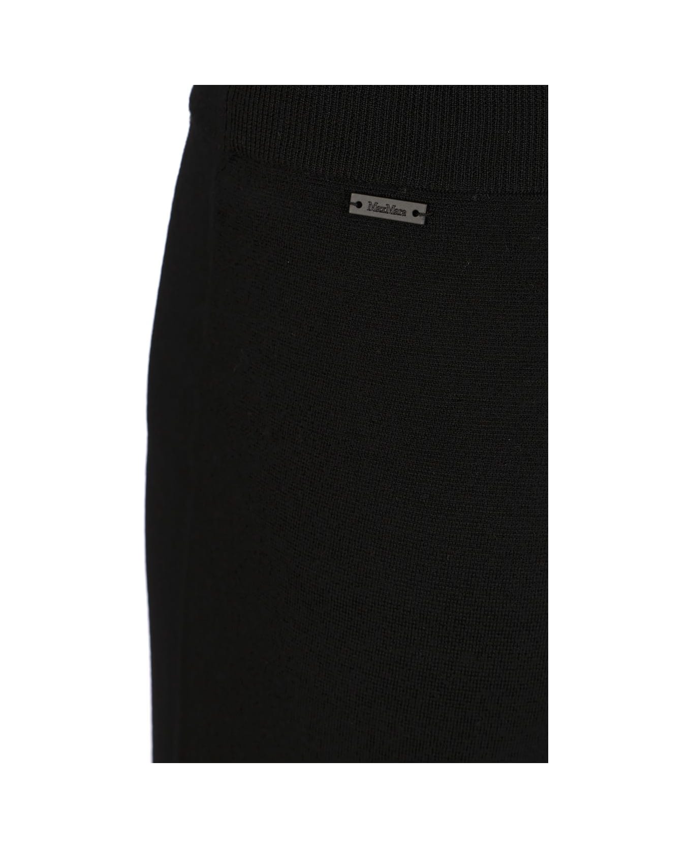 Max Mara Wool Yarn Trousers - BLACK