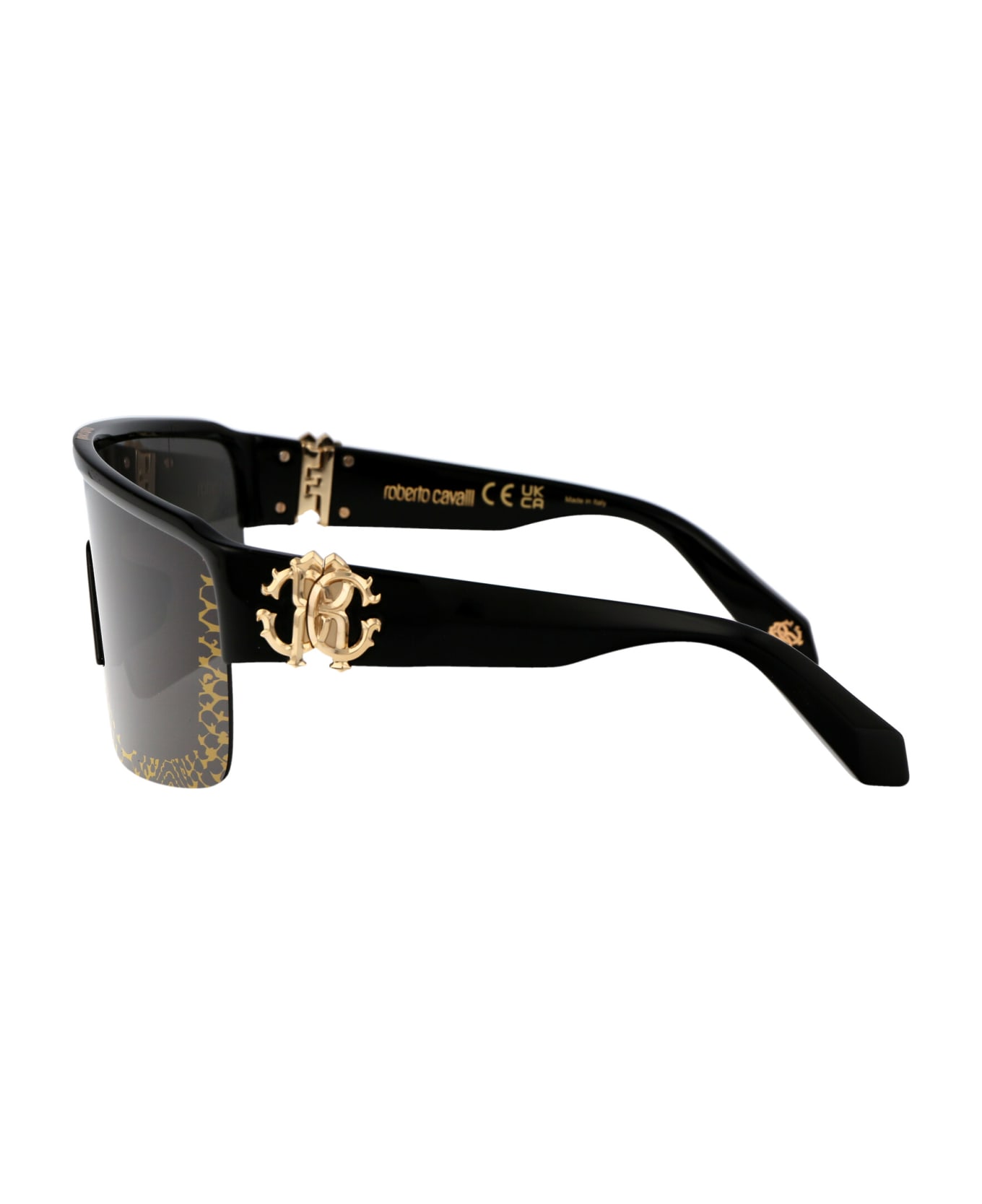 Roberto Cavalli Src037m Sunglasses - Z42L BLACK TOTALE