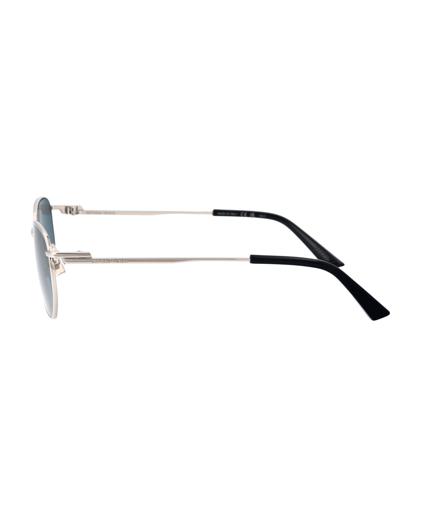 Bottega Veneta Eyewear Bv1301s Sunglasses - 004 SILVER SILVER GREEN サングラス