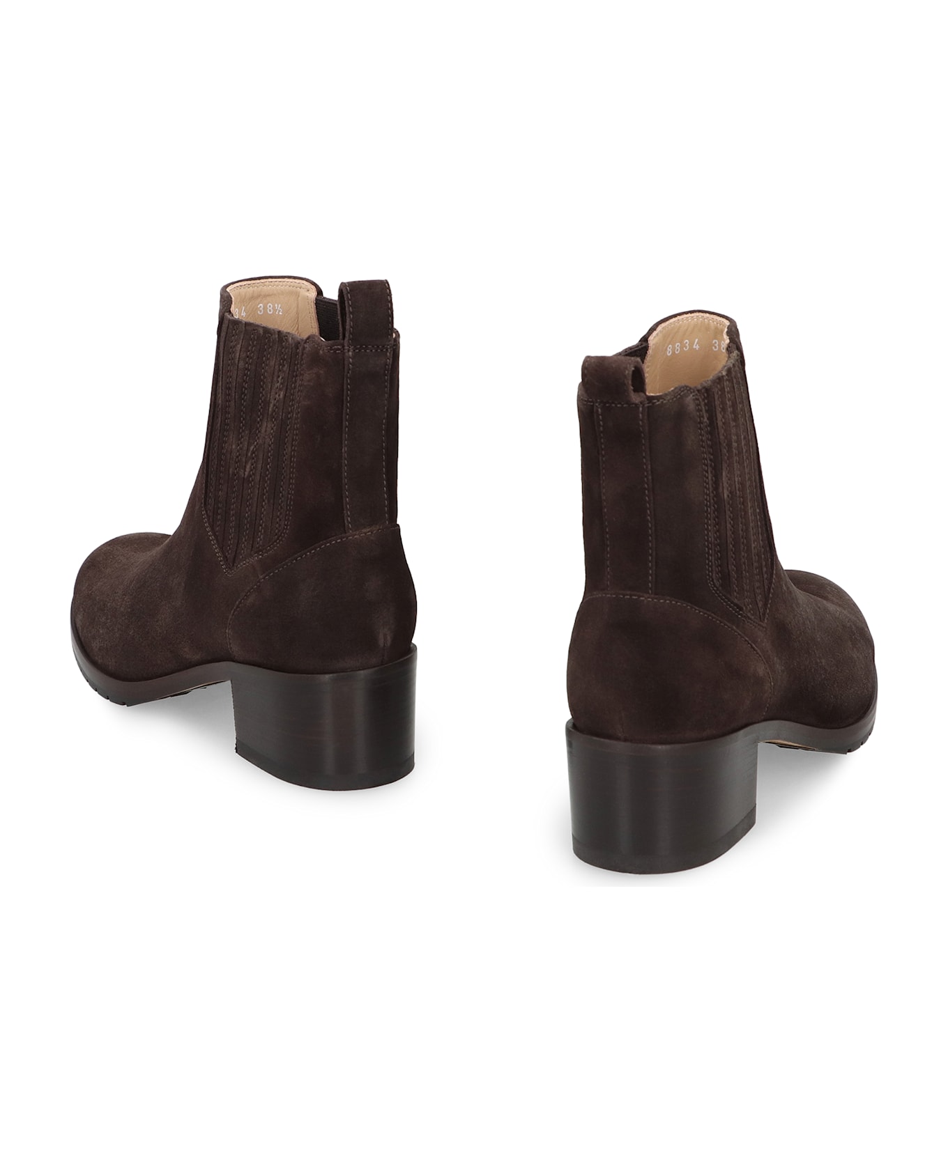 Doucal
s Suede Ankle Boots - brown