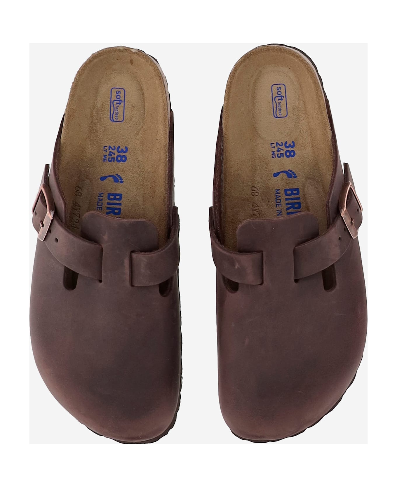 Birkenstock Boston Mules - Brown