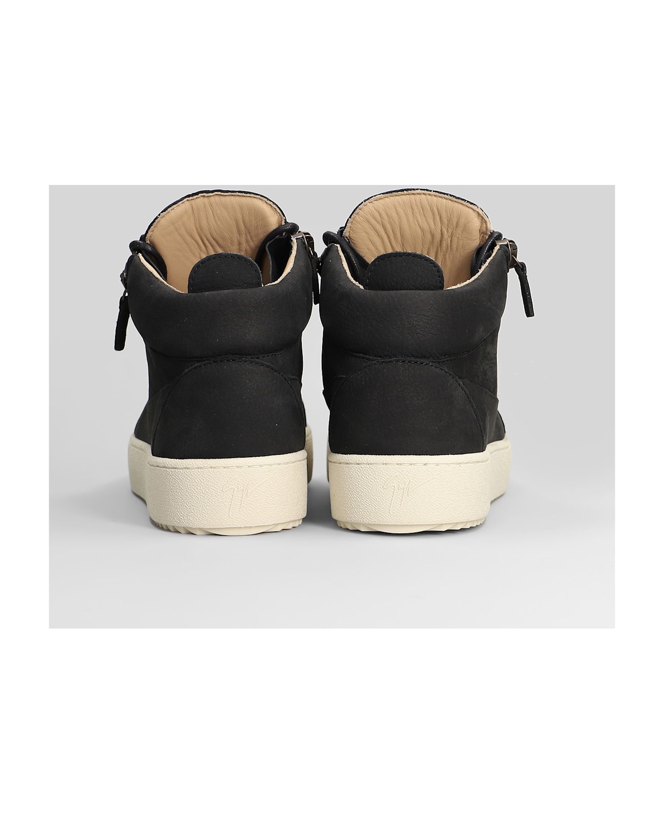 Giuseppe Zanotti Kriss Sneakers In Black Leather - black スニーカー