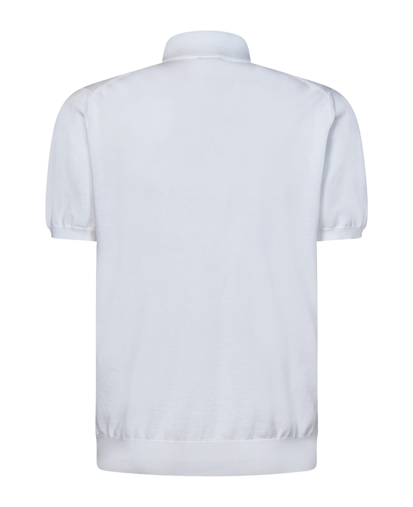 Kiton Icon Polo Shirt - White ポロシャツ