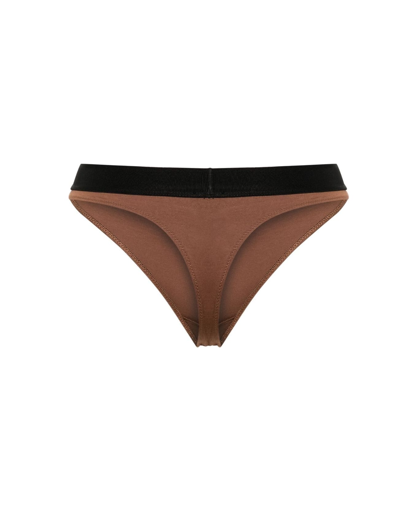 Tom Ford Modal Signature Thong - Cocoa Brown ショーツ