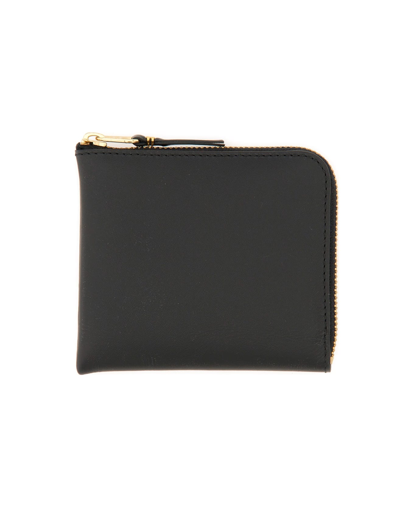 Comme des Garçons Wallet Leather Wallet - BLACK