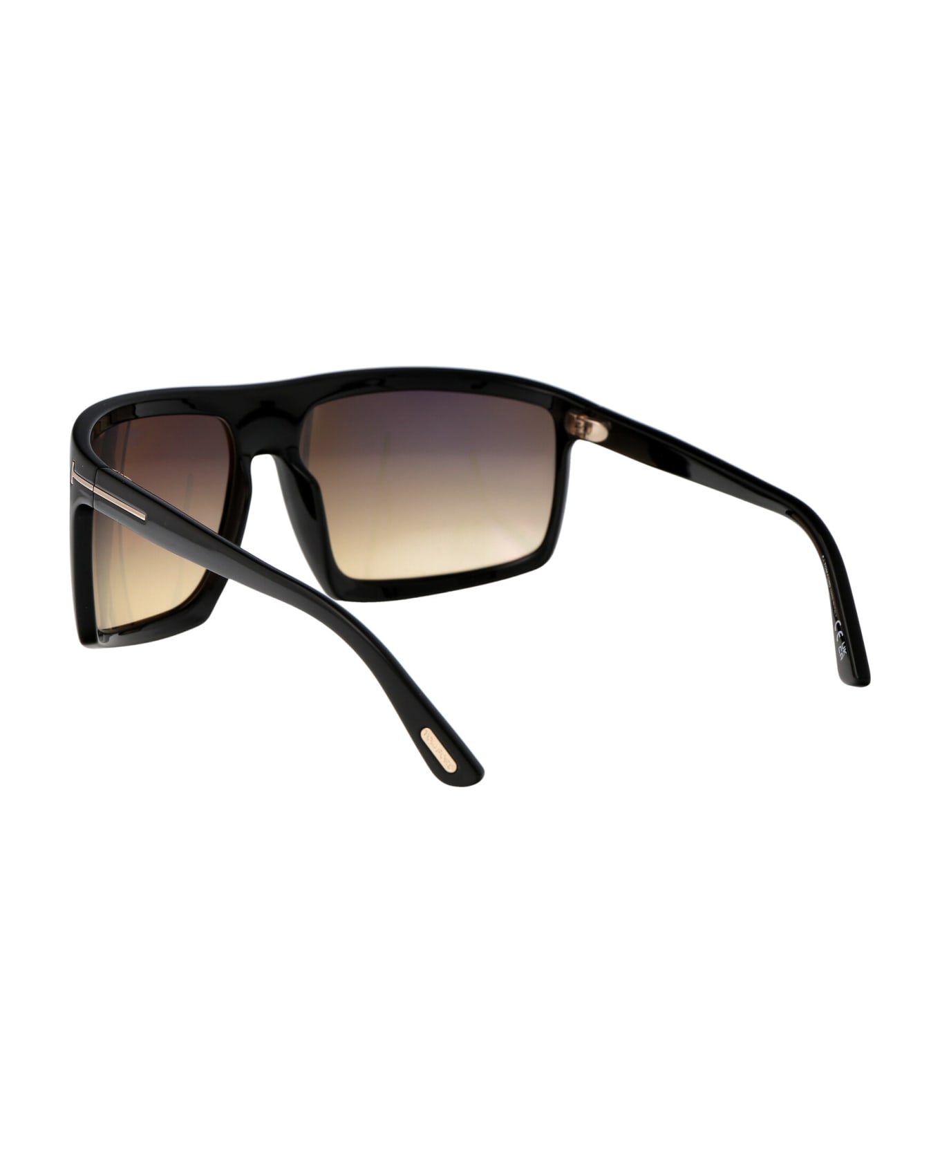 Tom Ford Eyewear Clint-02 Sunglasses - 01B Nero Lucido / Fumo Grad