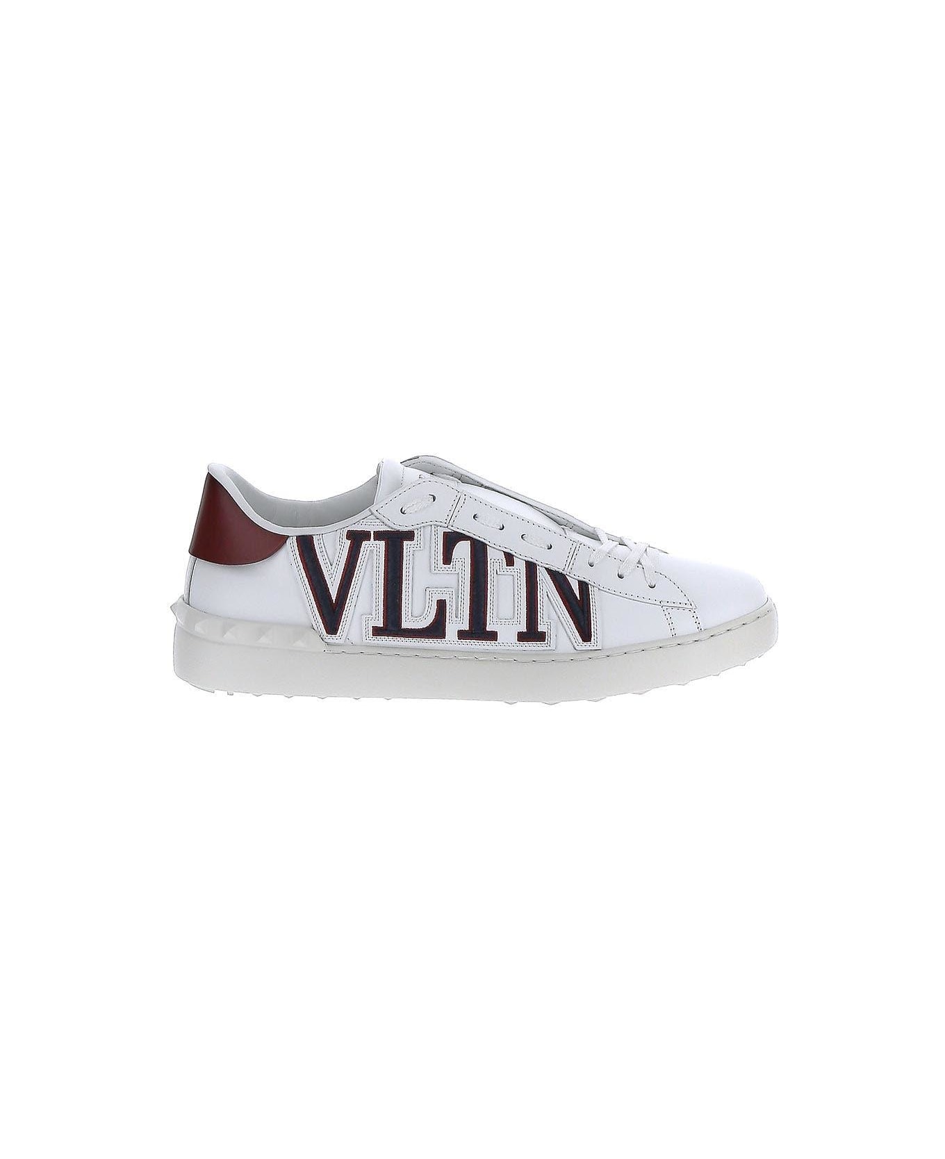 Valentino Garavani Open Sneaker With Vltn Logo - Rosso