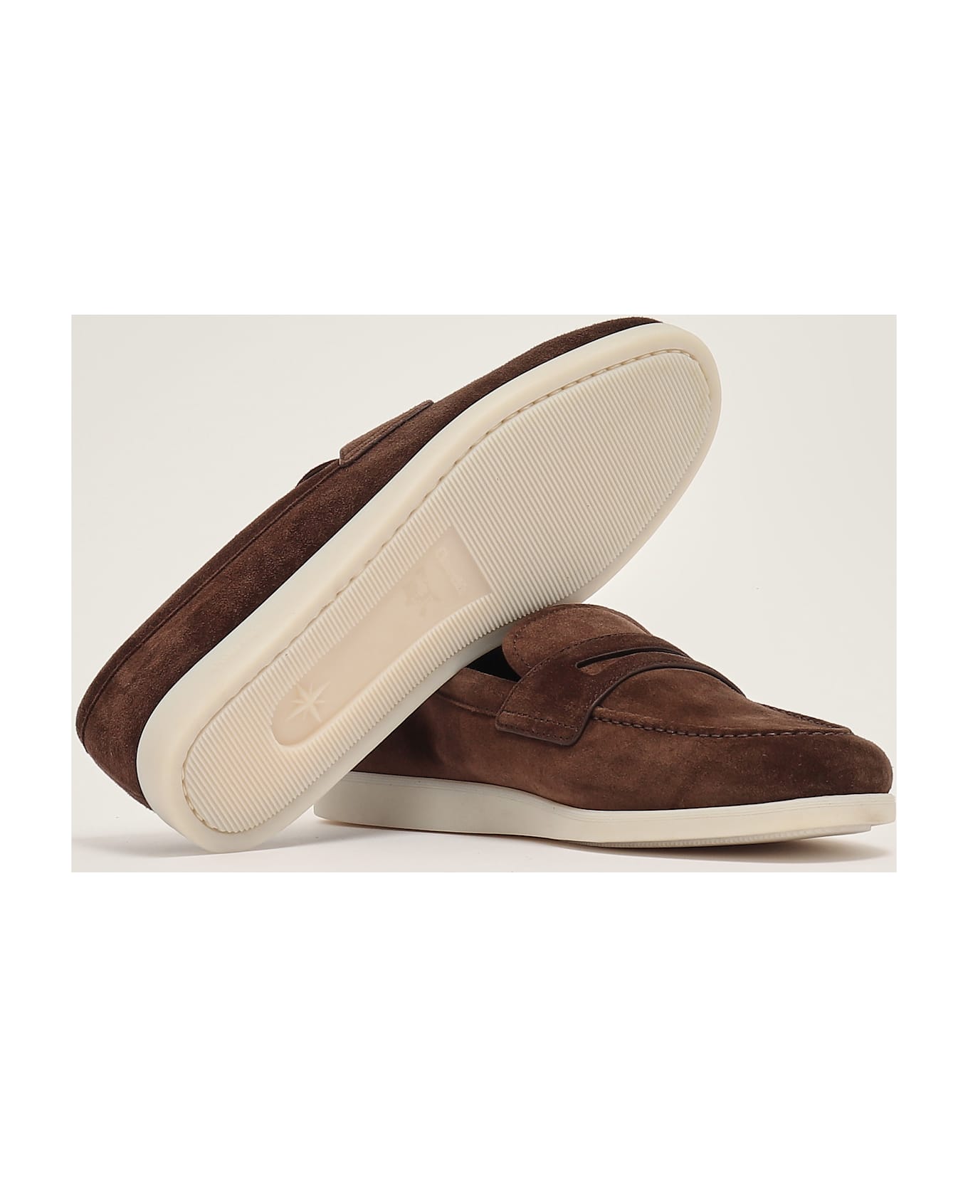 Church
s Portsmouth Soft Suede Loafers - TESTA DI MORO
