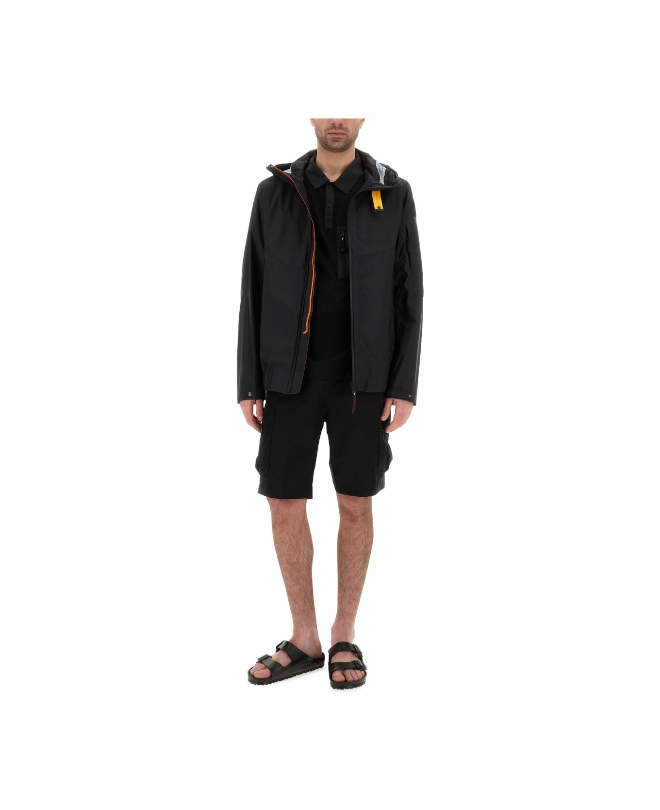 Parajumpers Waterproof Jacket "aso" - BLACK