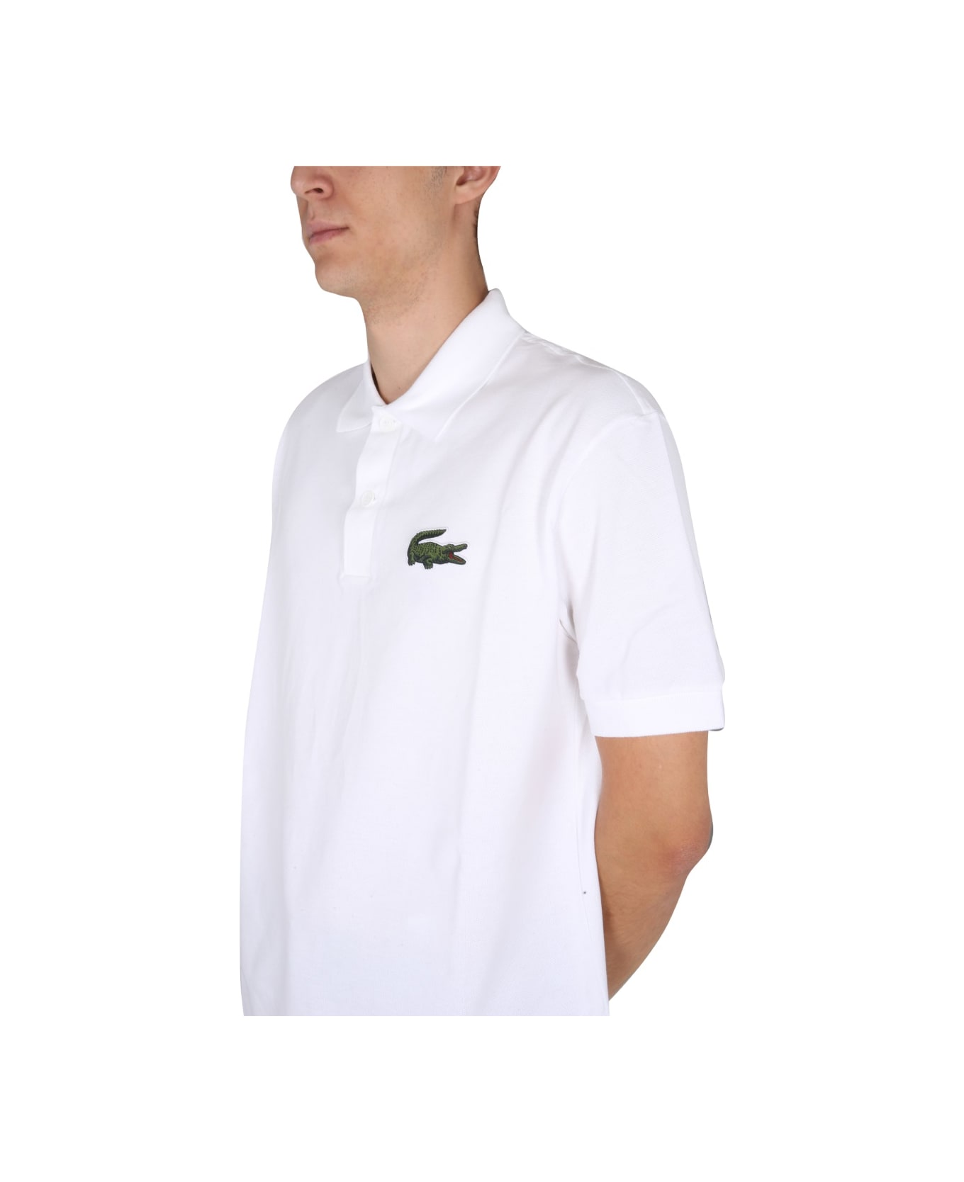 Lacoste Loose Fit Polo. - White name:472