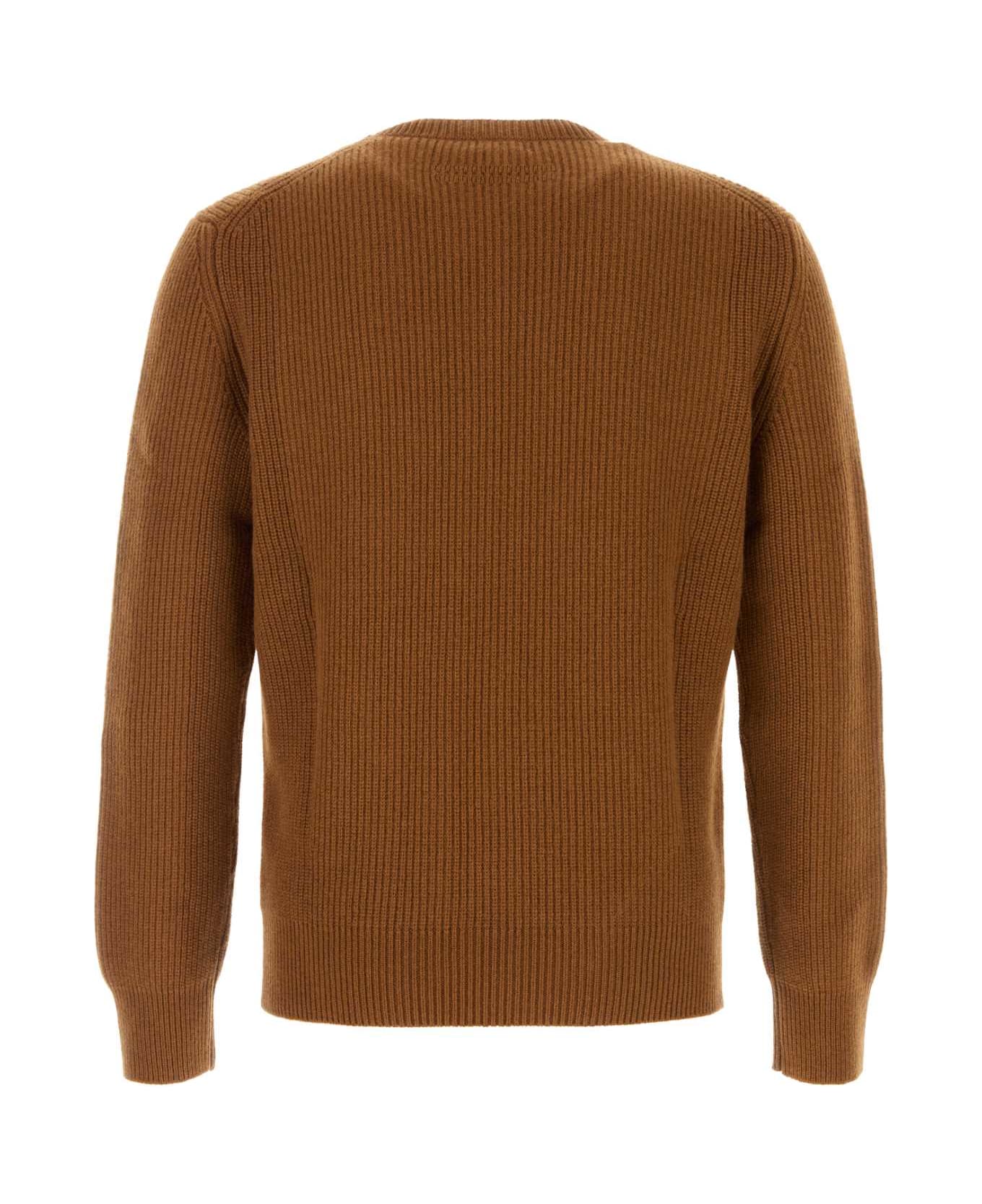 Zegna Caramel Cashmere Sweater - N95