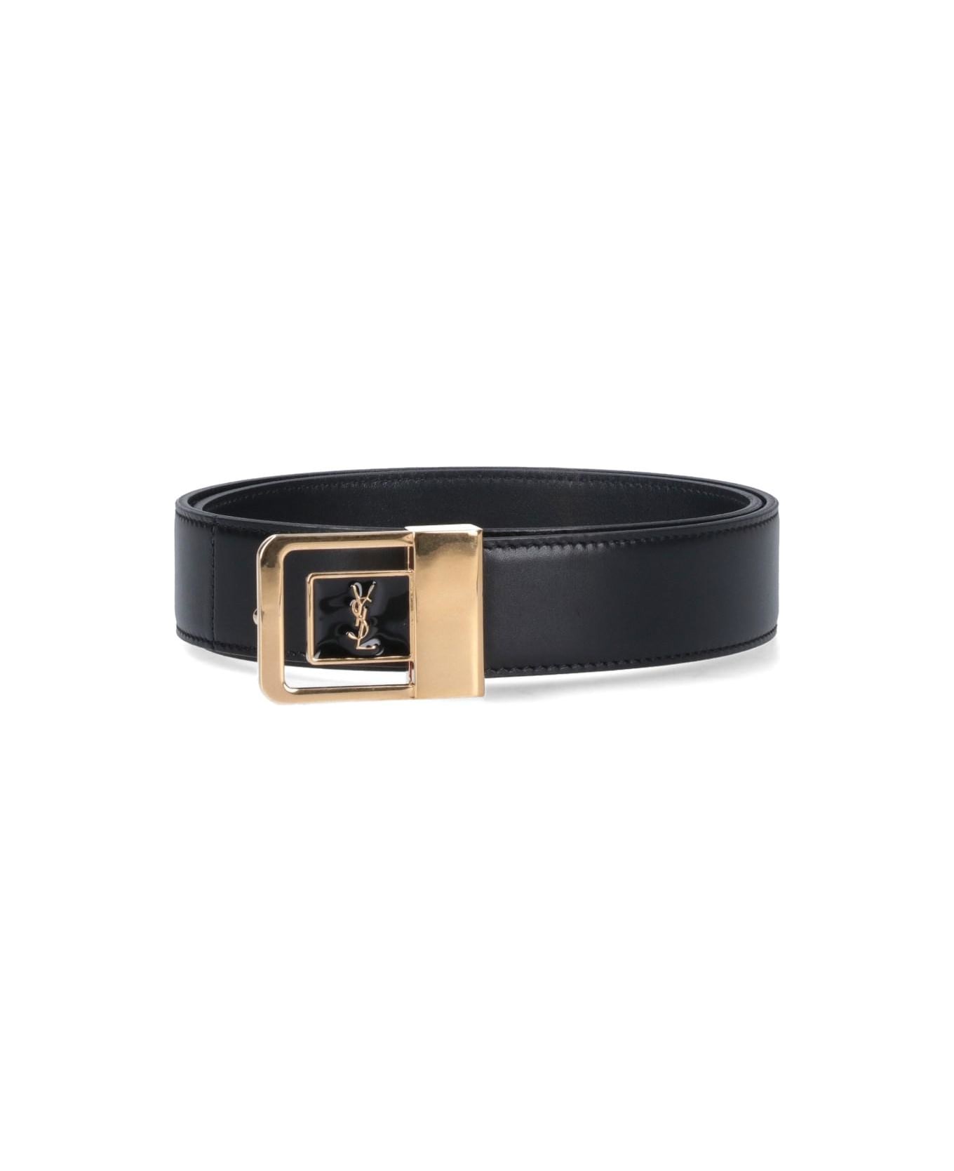 Saint Laurent Belt 
la 66
 - BLACK