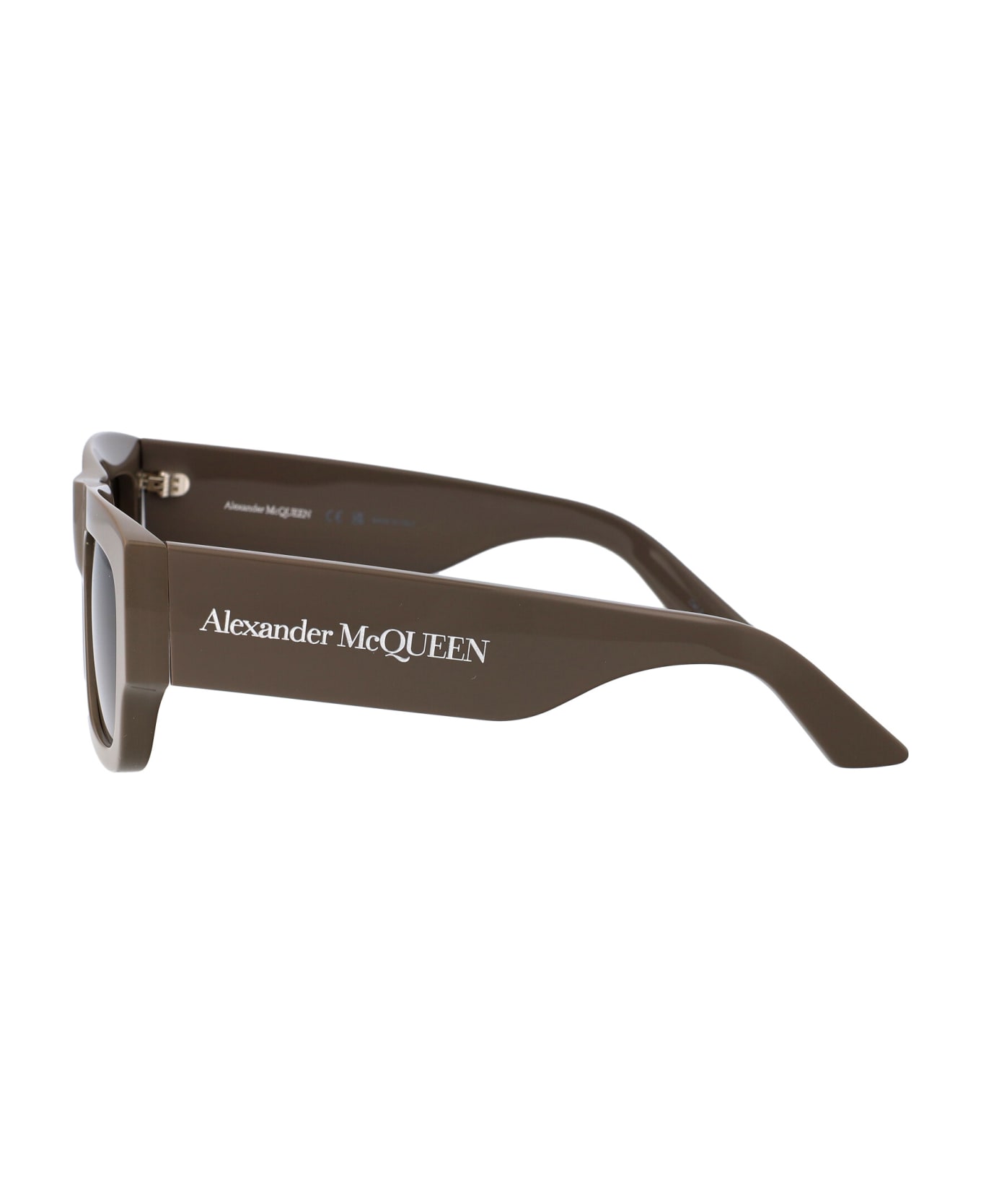 Alexander McQueen Eyewear Am0449s Sunglasses - 003 BROWN BROWN BROWN サングラス