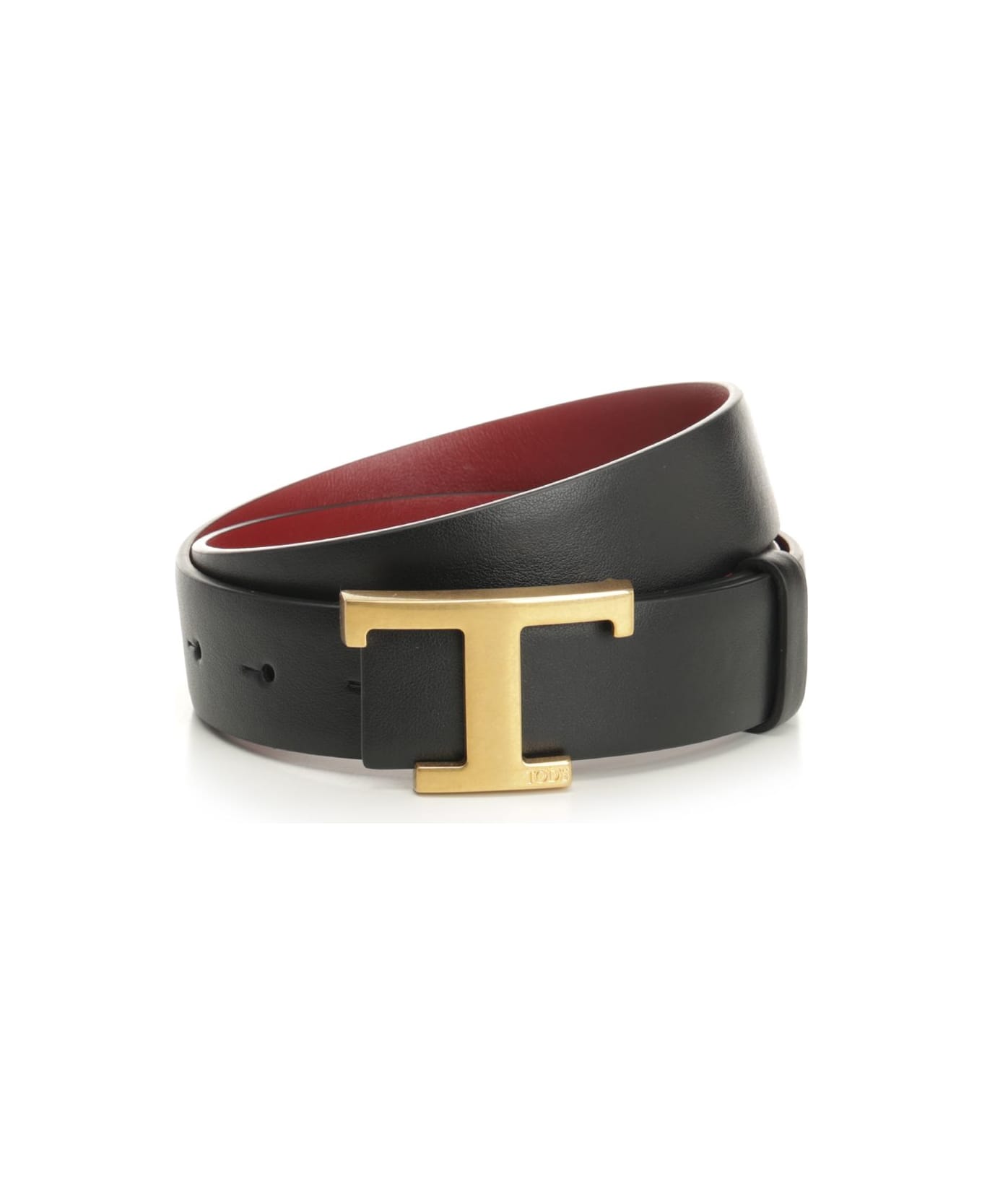 Tod
s 
t Timeless
 Reversible Belt - BLACK