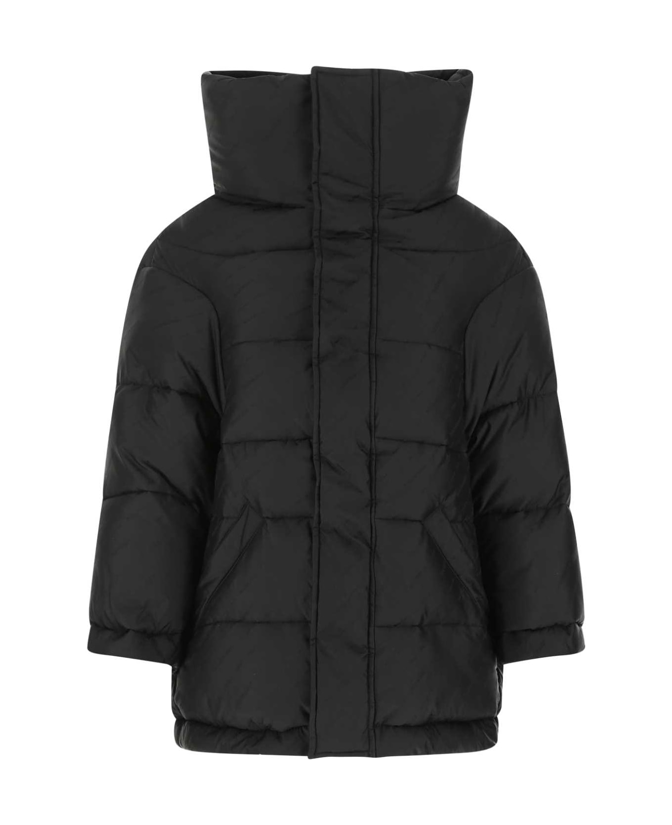 Balenciaga Black Nylon Padded Jacket - 1000