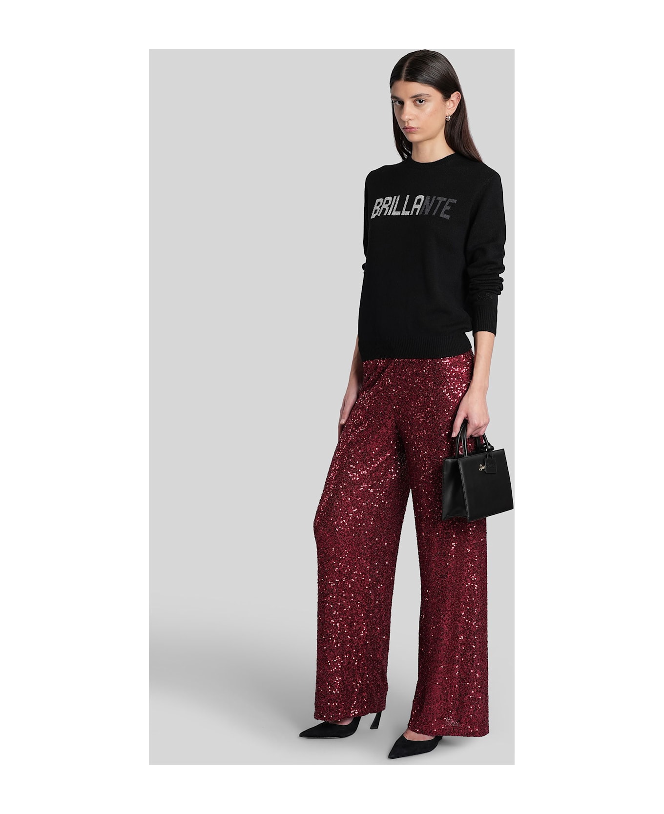 MC2 Saint Barth New Queen Knitwear In Black Wool - black