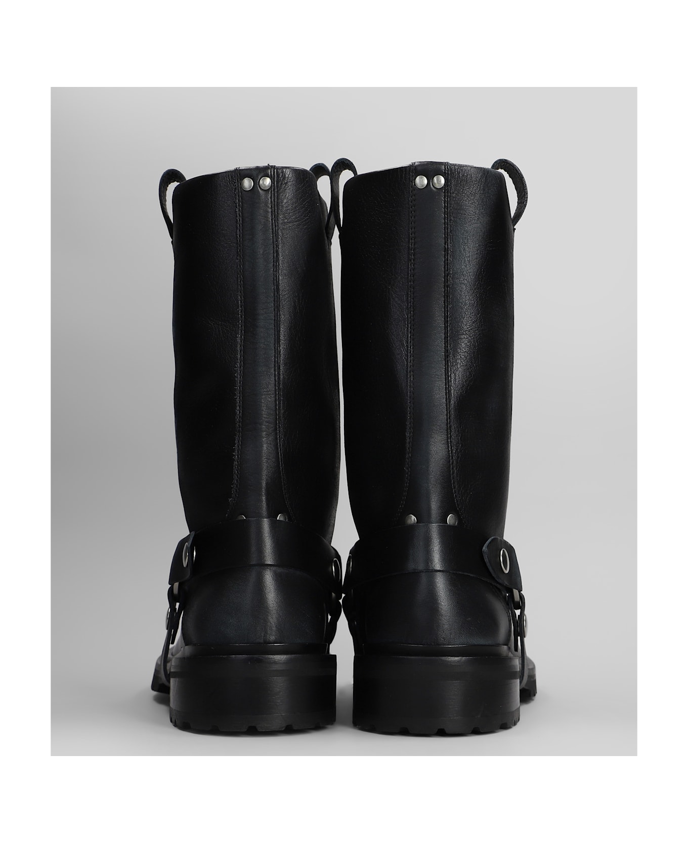 Golden Goose Kurt Low Heels Ankle Boots - black