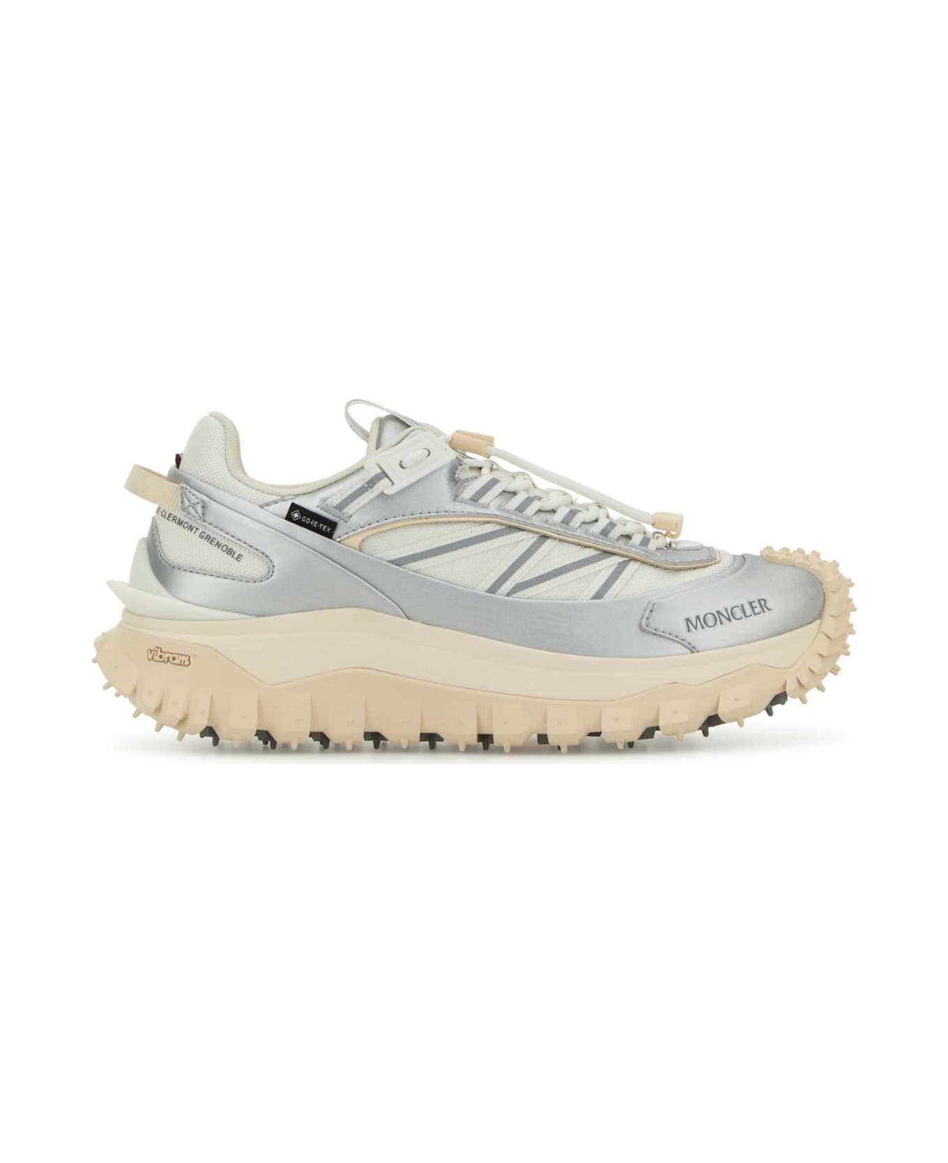 Moncler Two-tone Fabric And Leather Trailgrip Sneakers - M90