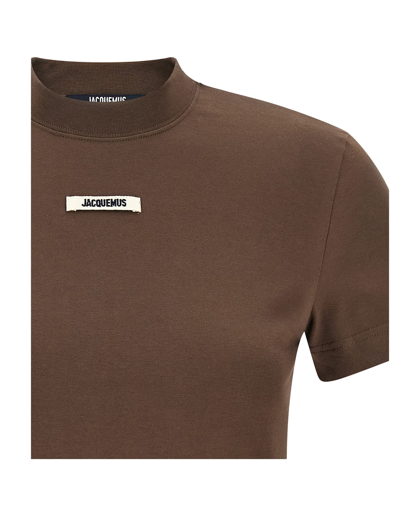 Jacquemus 
le T-shirt Gros-grain
 T-shirt - Brown