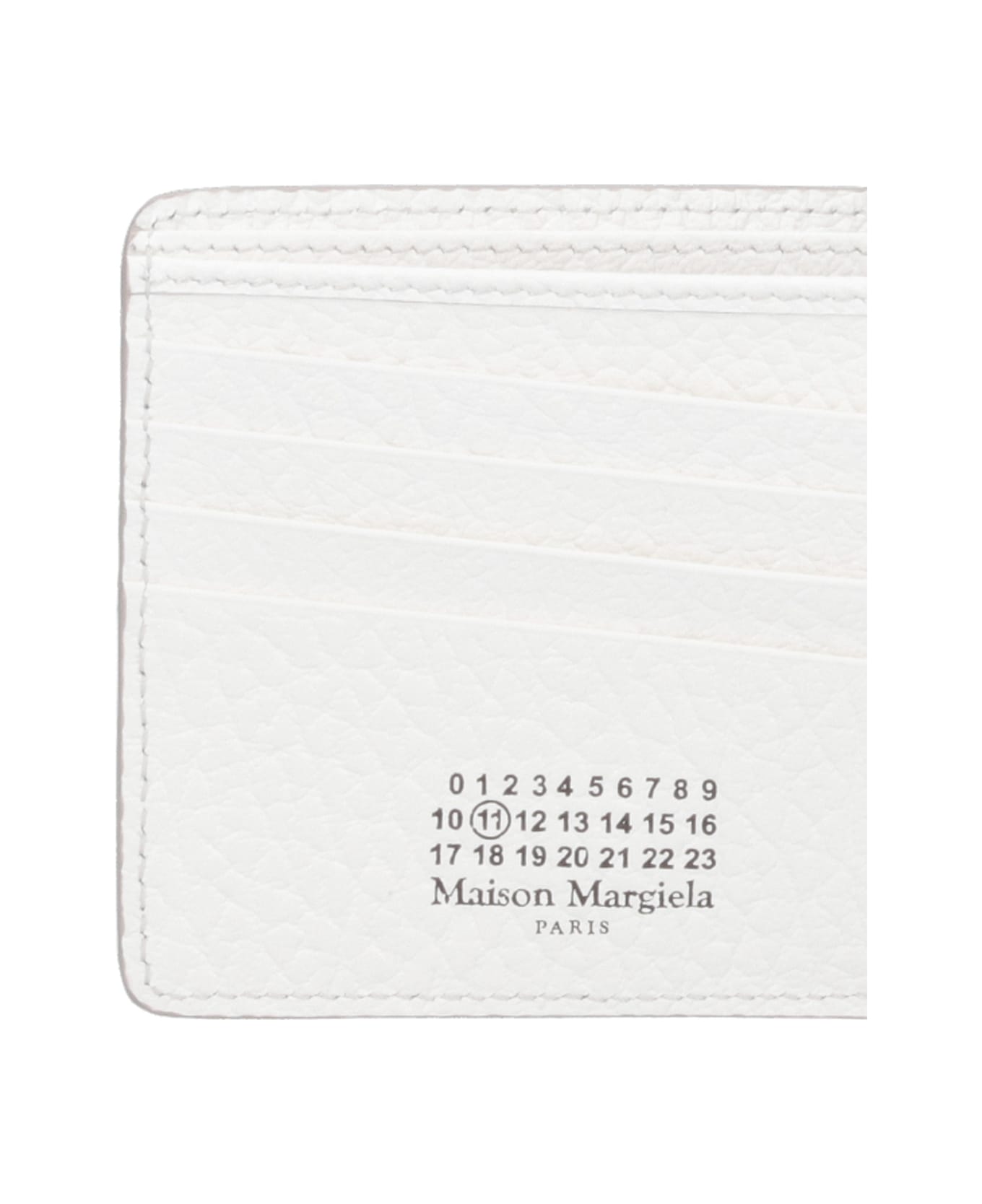 Maison Margiela Four Stitches Bi-fold Wallet - White