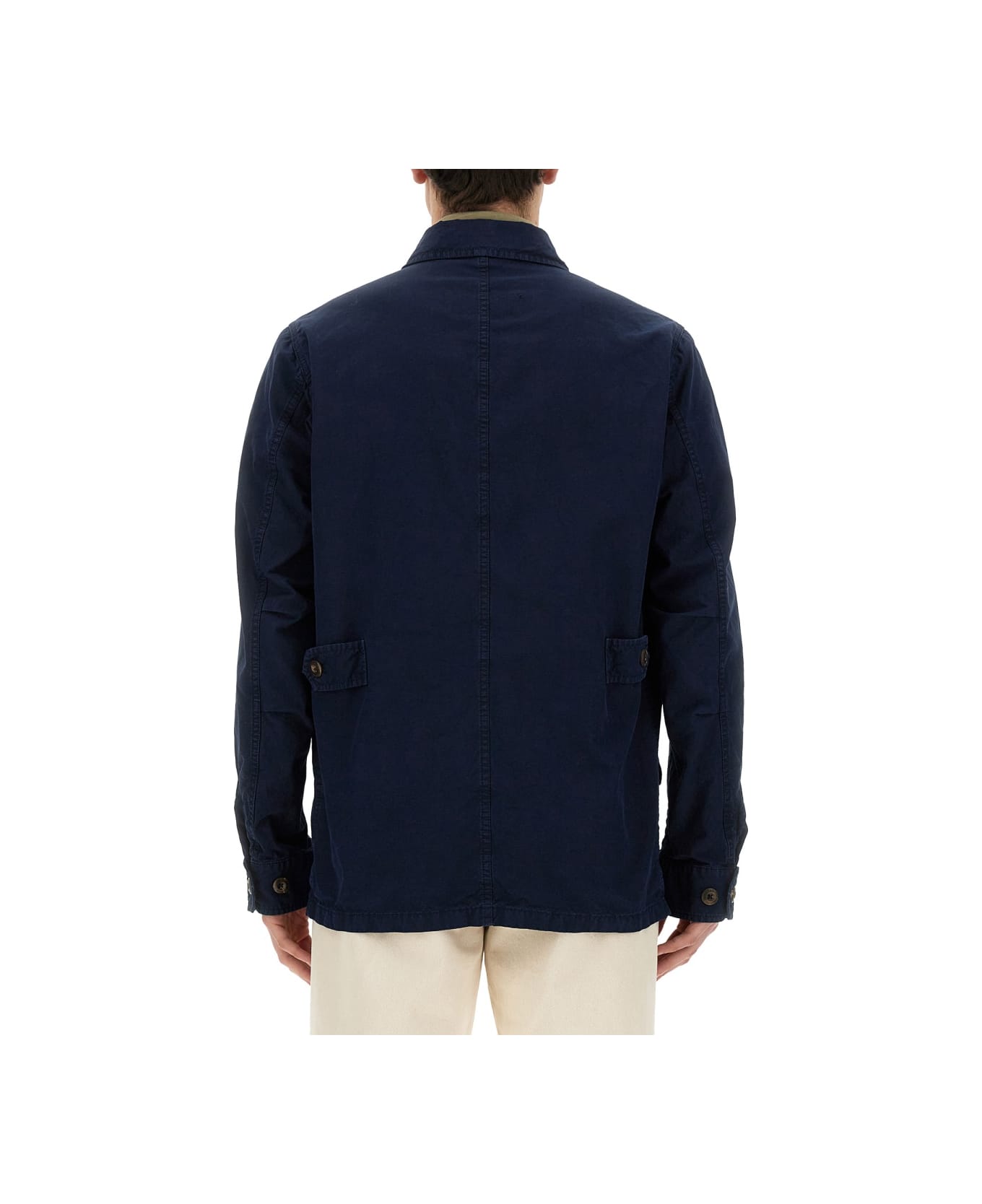 Fay Cotton Jacket Jacket - BLUE