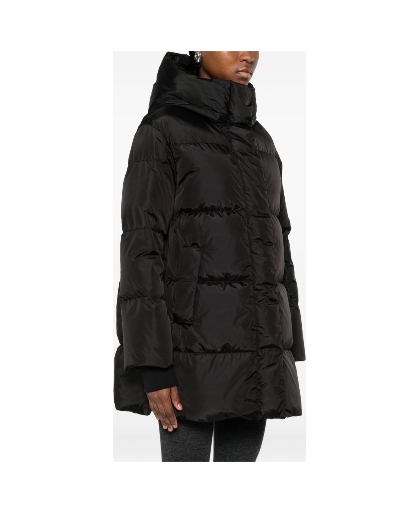 Lempelius Anu Midi Down Jacket - Black