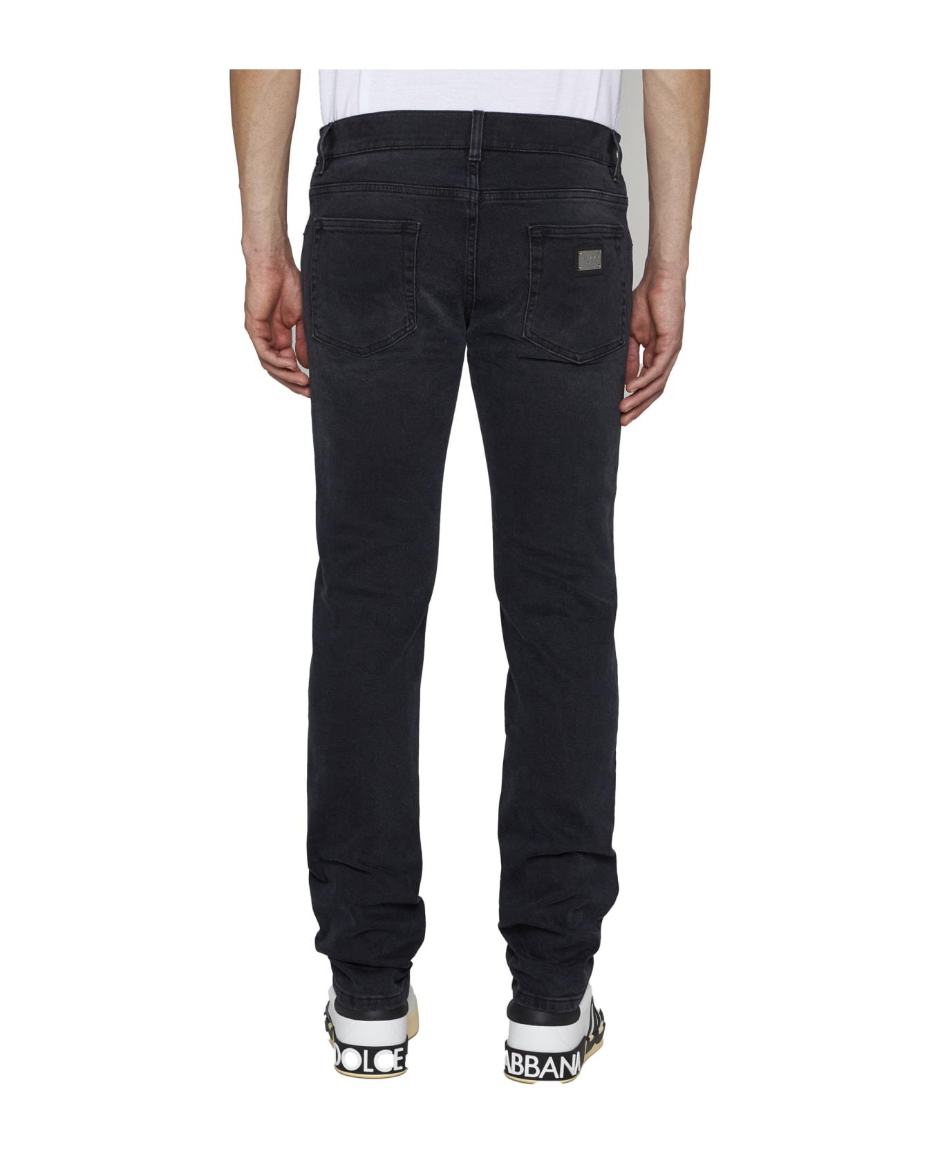 Dolce & Gabbana Buttoned Fitted Jeans - Variante abbinata