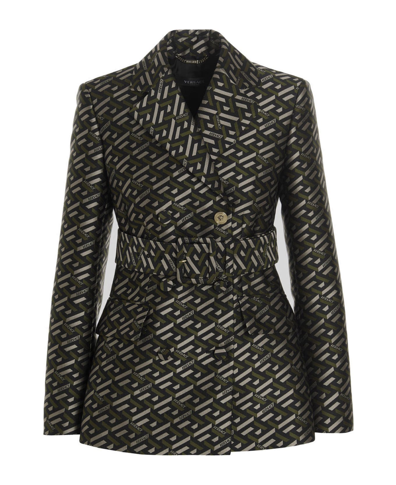Versace 'la Greca  Blazer Jacket - Multicolor