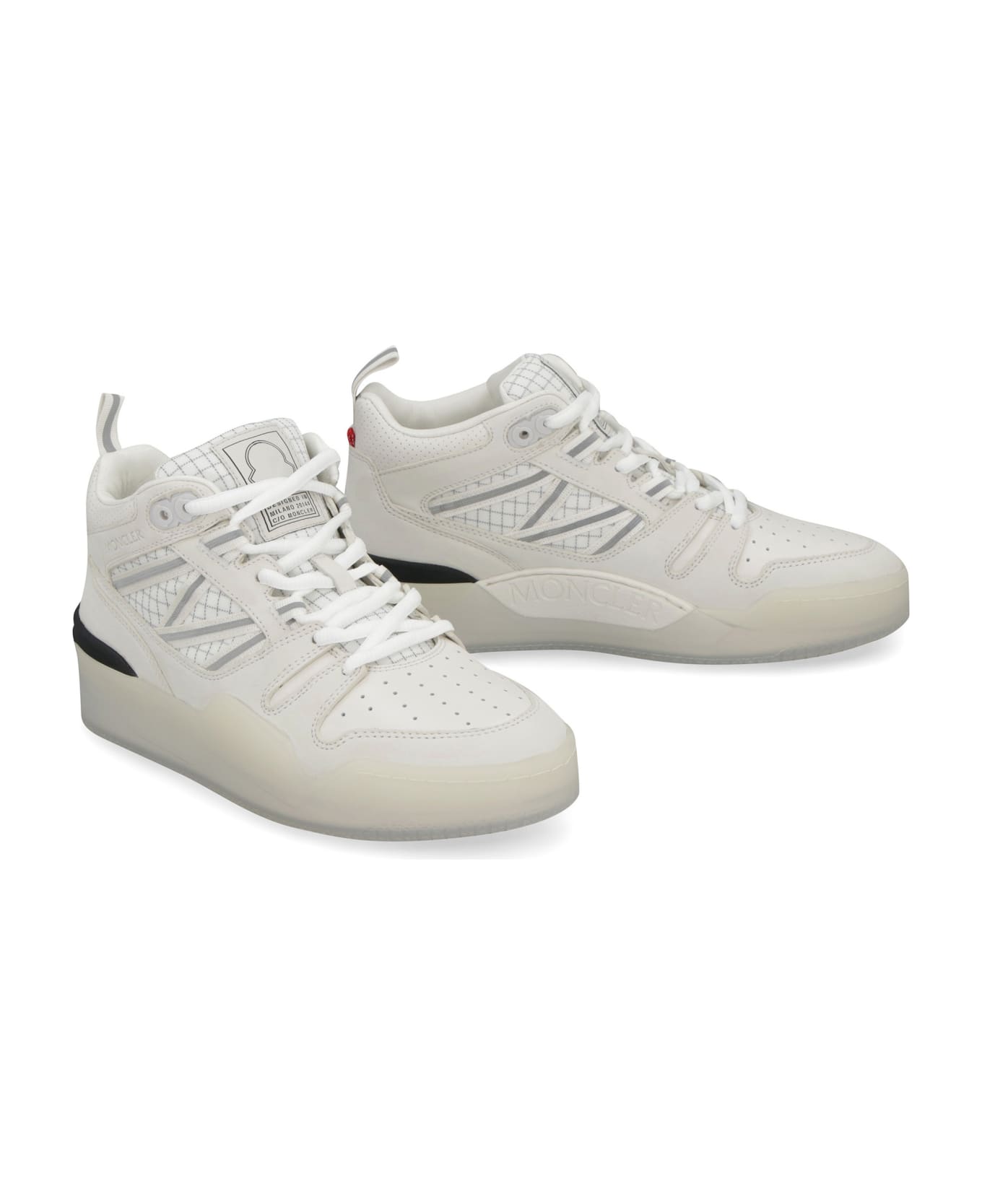 Moncler Pivot High-top Sneakers - White スニーカー