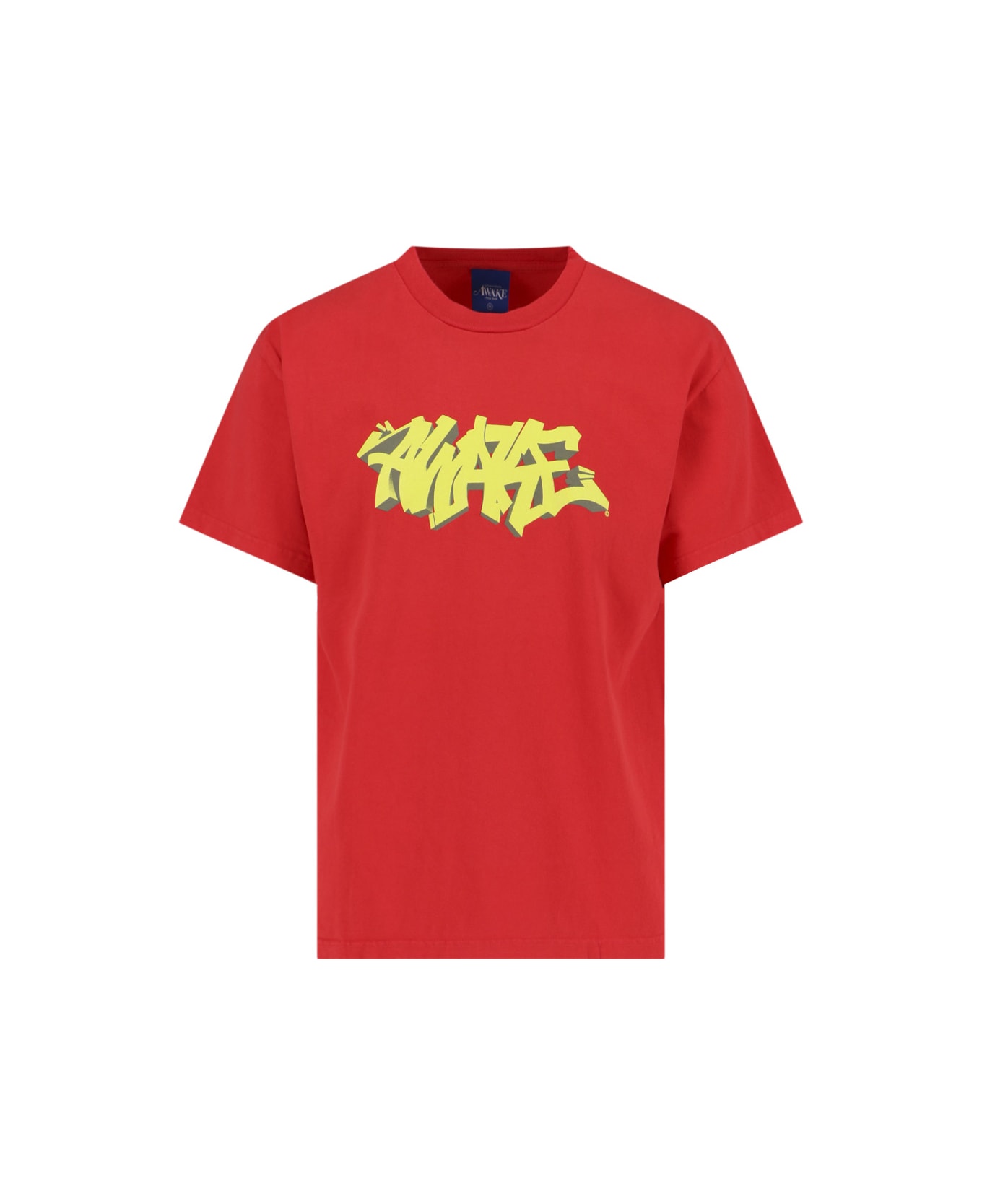 Awake NY 'graffiti' T-shirt - Red シャツ