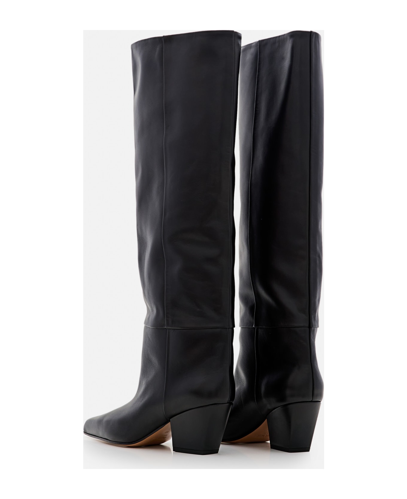 Paris Texas Jane Leather Boots - Black ブーツ