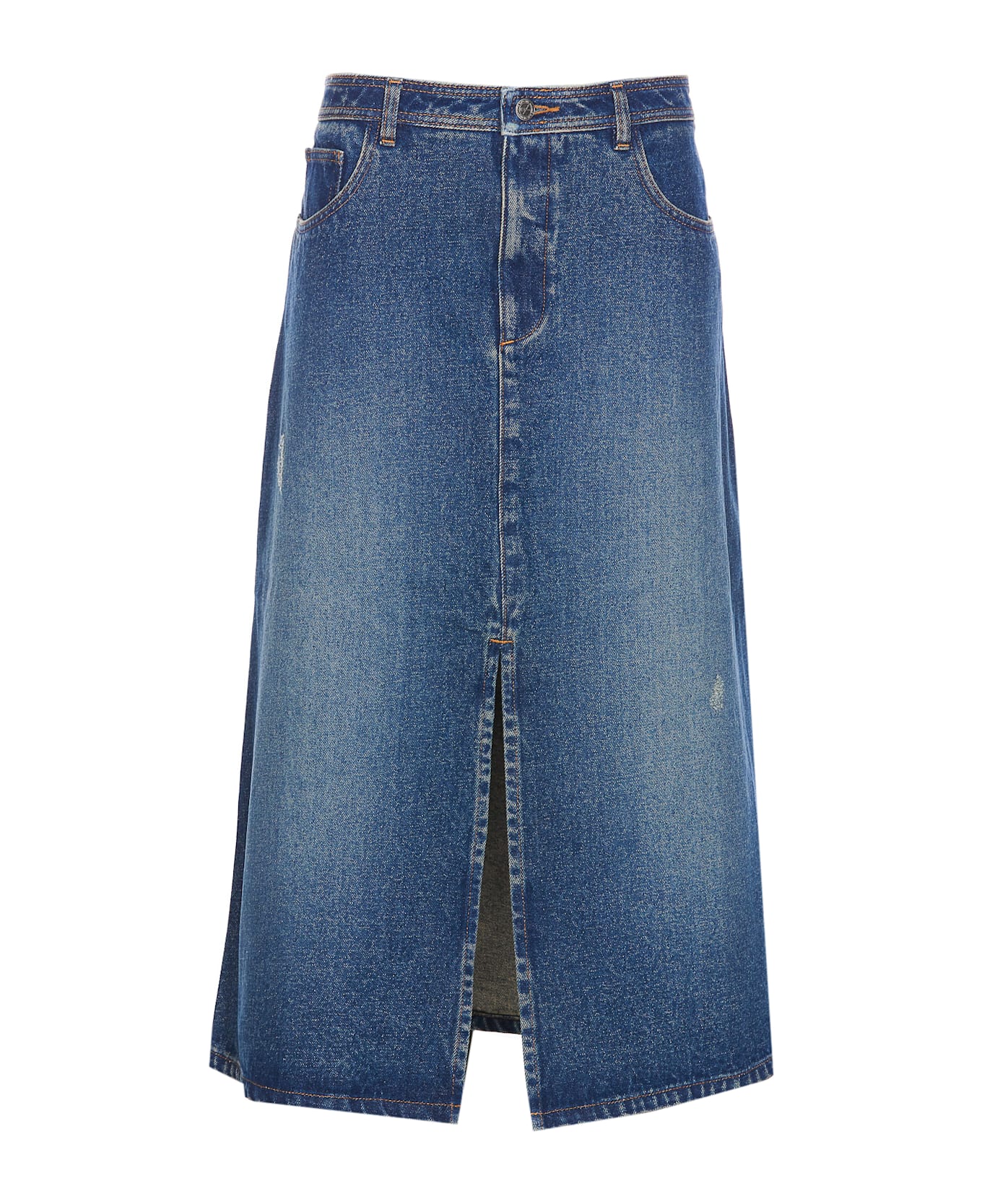 A.P.C. Jupe Georgia Denim Skirt - Blue
