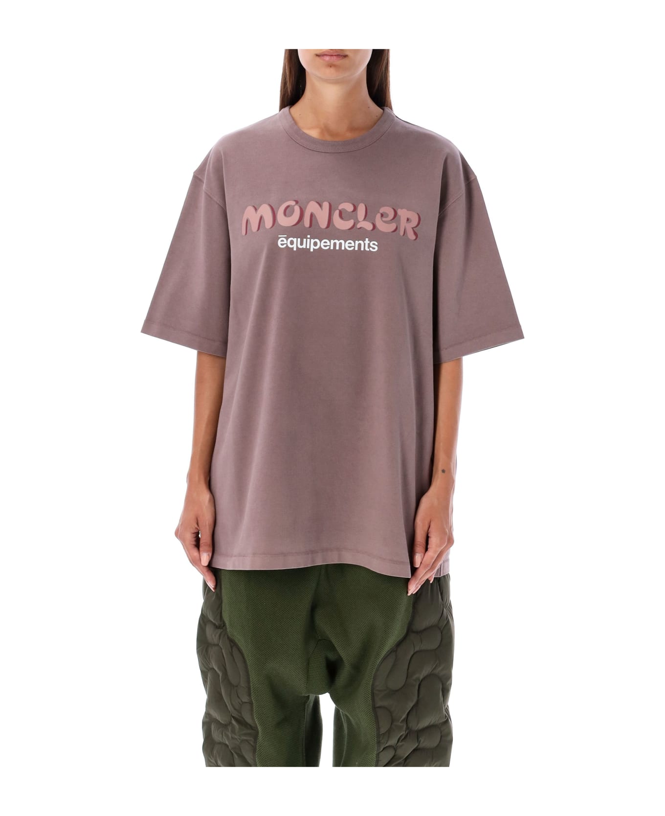 Moncler Genius Logo T-shirt - Pink Tシャツ