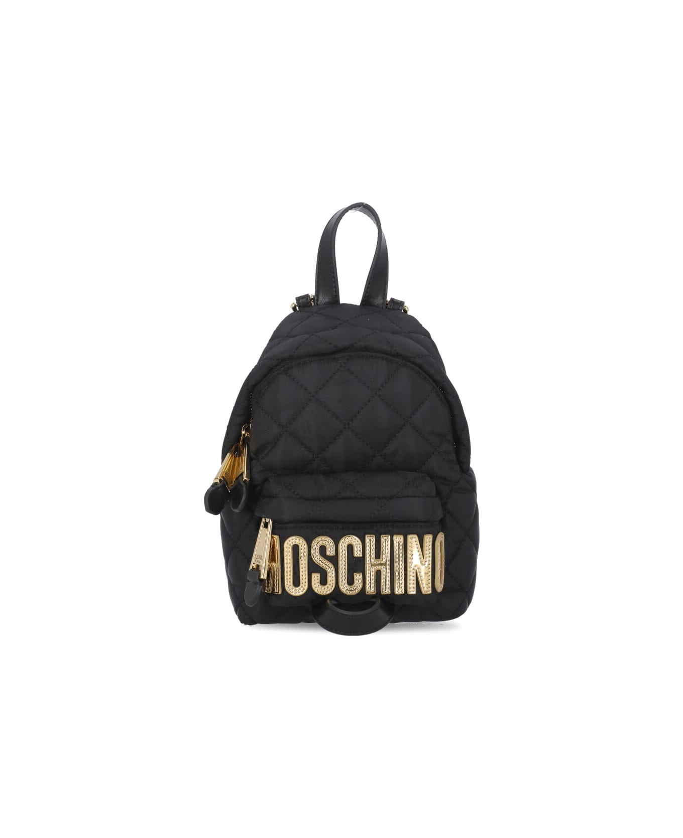 Moschino Logo Backpack - Black