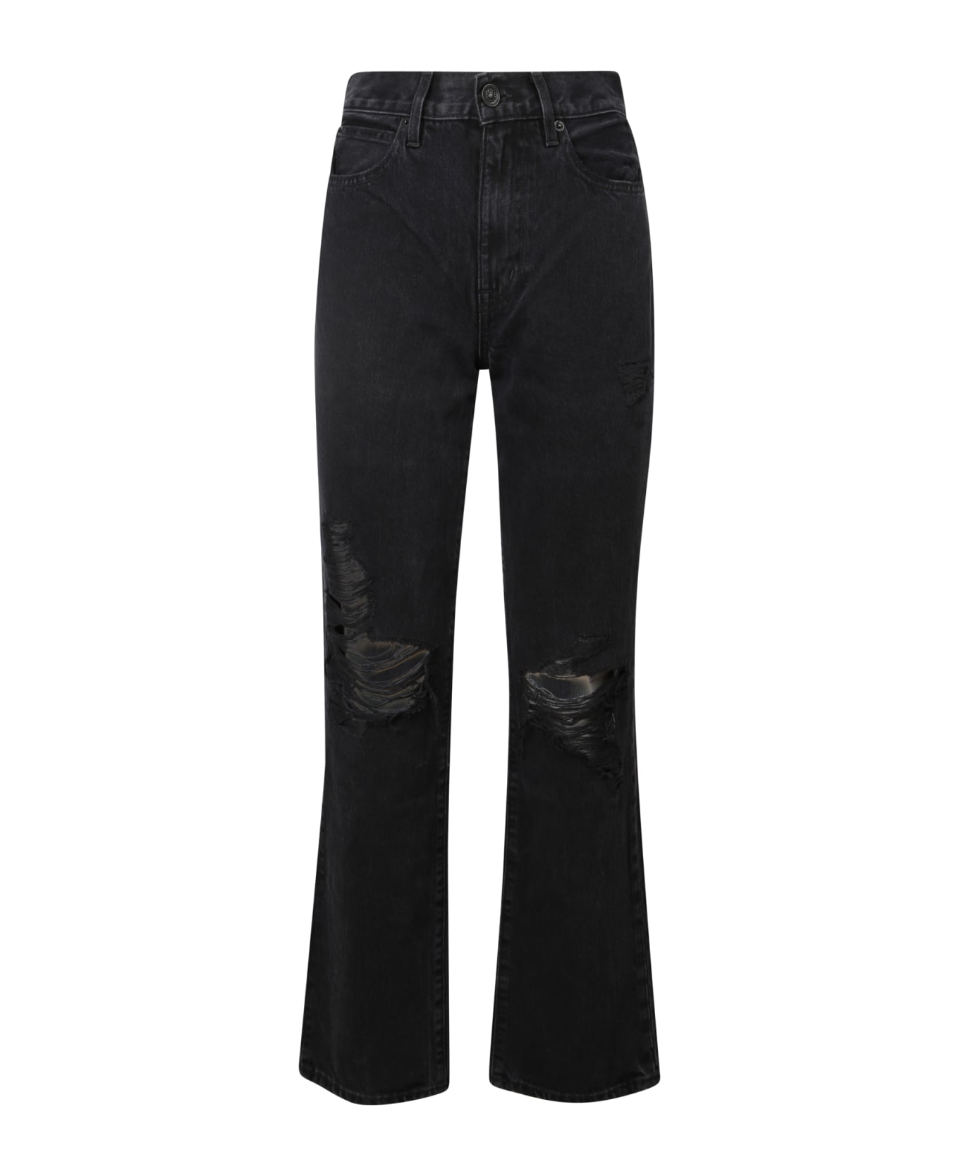 SLVRLAKE Jeans London Straight - Black デニム