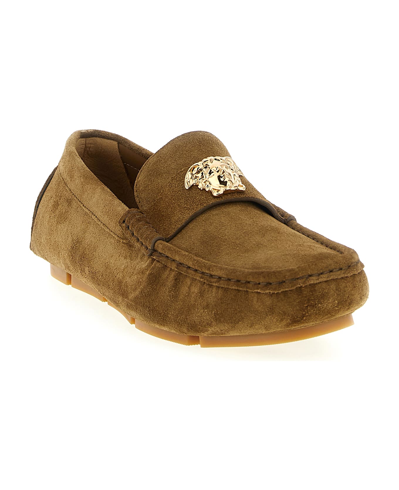 Versace 'la Medusa' Loafers - Brown