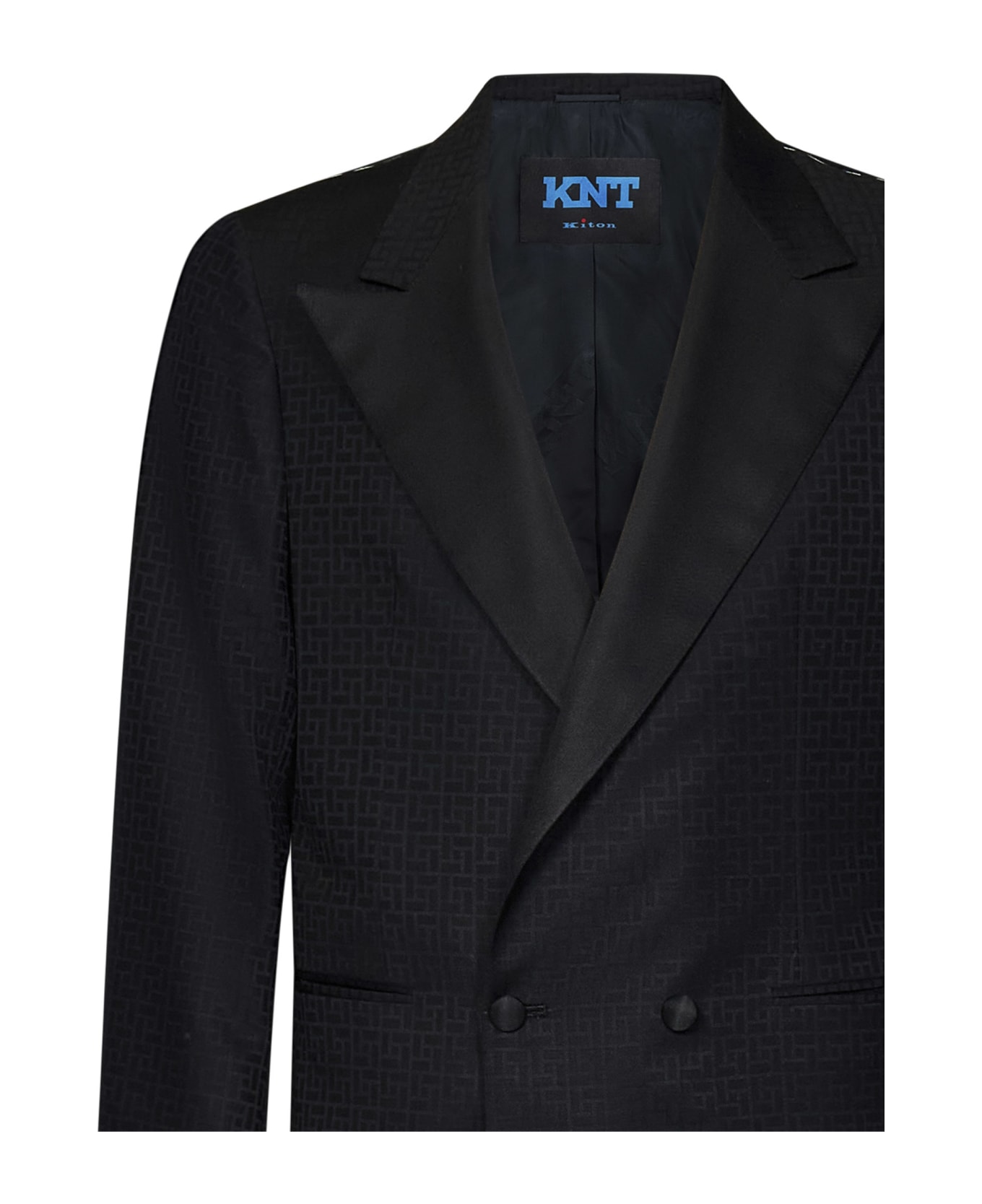 Kiton 'double' Blazer - Black スーツ